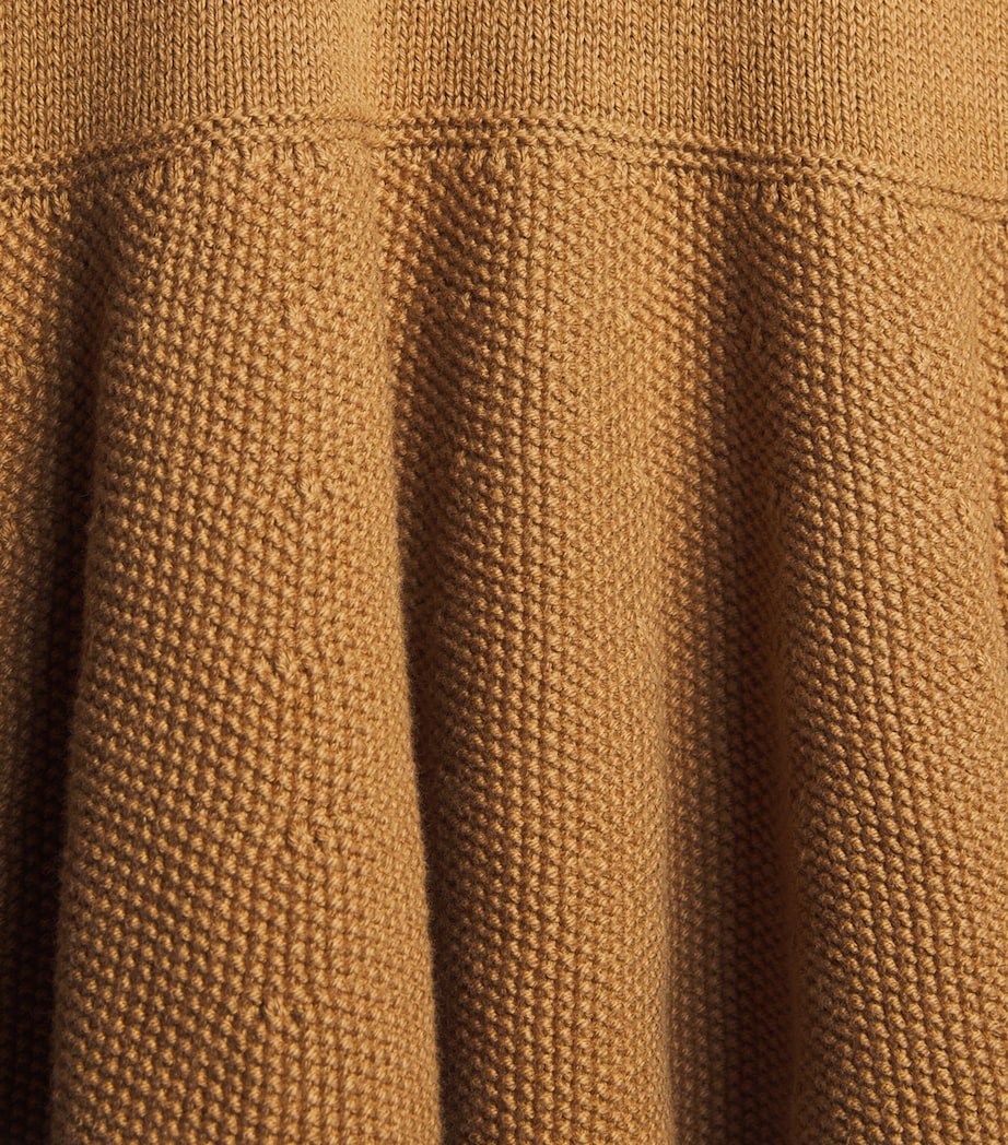 Ralph Lauren Kids Polo Bear Sweater Dress (2-7 Years) Berkshire Tan Image 3