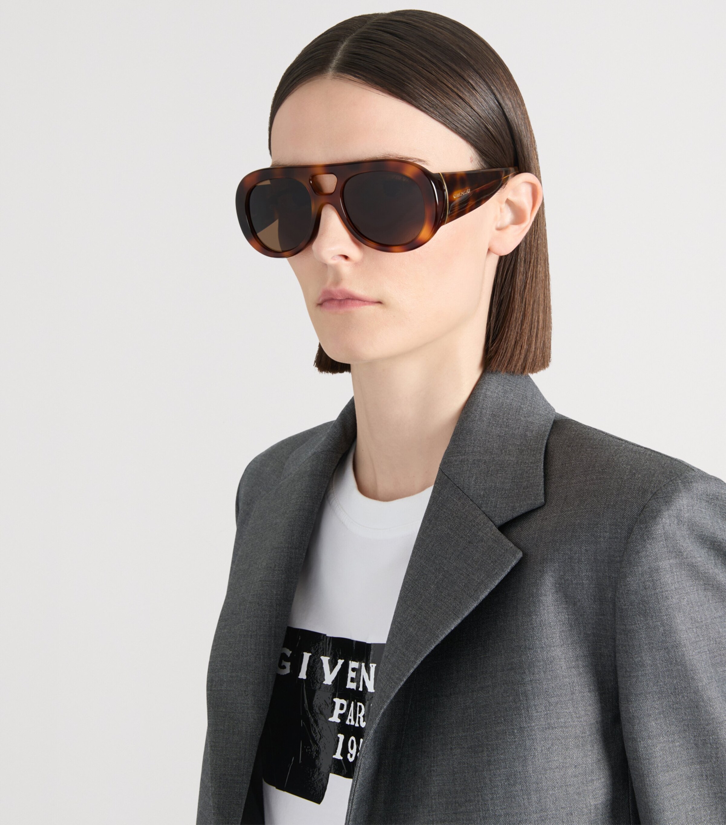 Acetate Bold Sunglasses HAVANNA Image 2