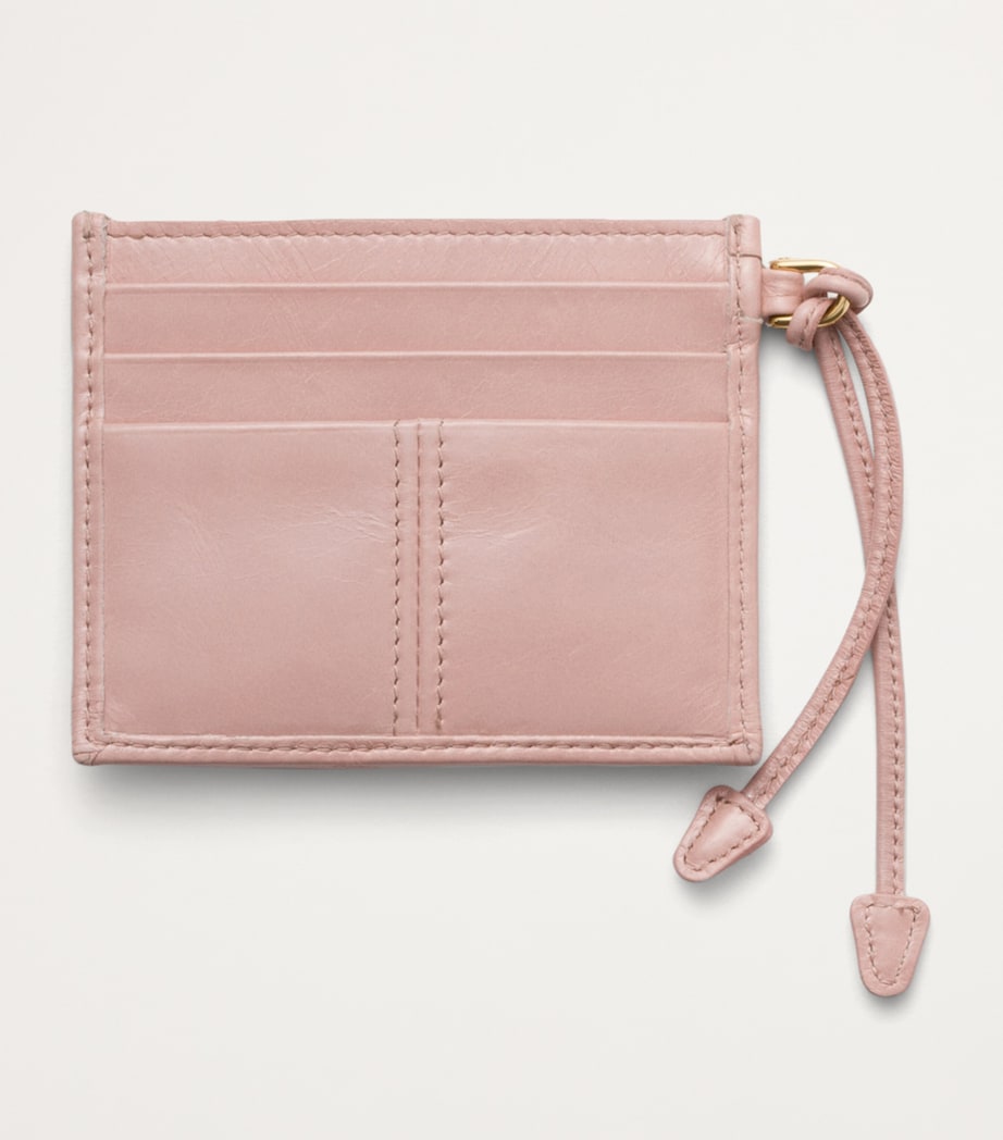 Leather Triangle Card Holder F010F Image 2