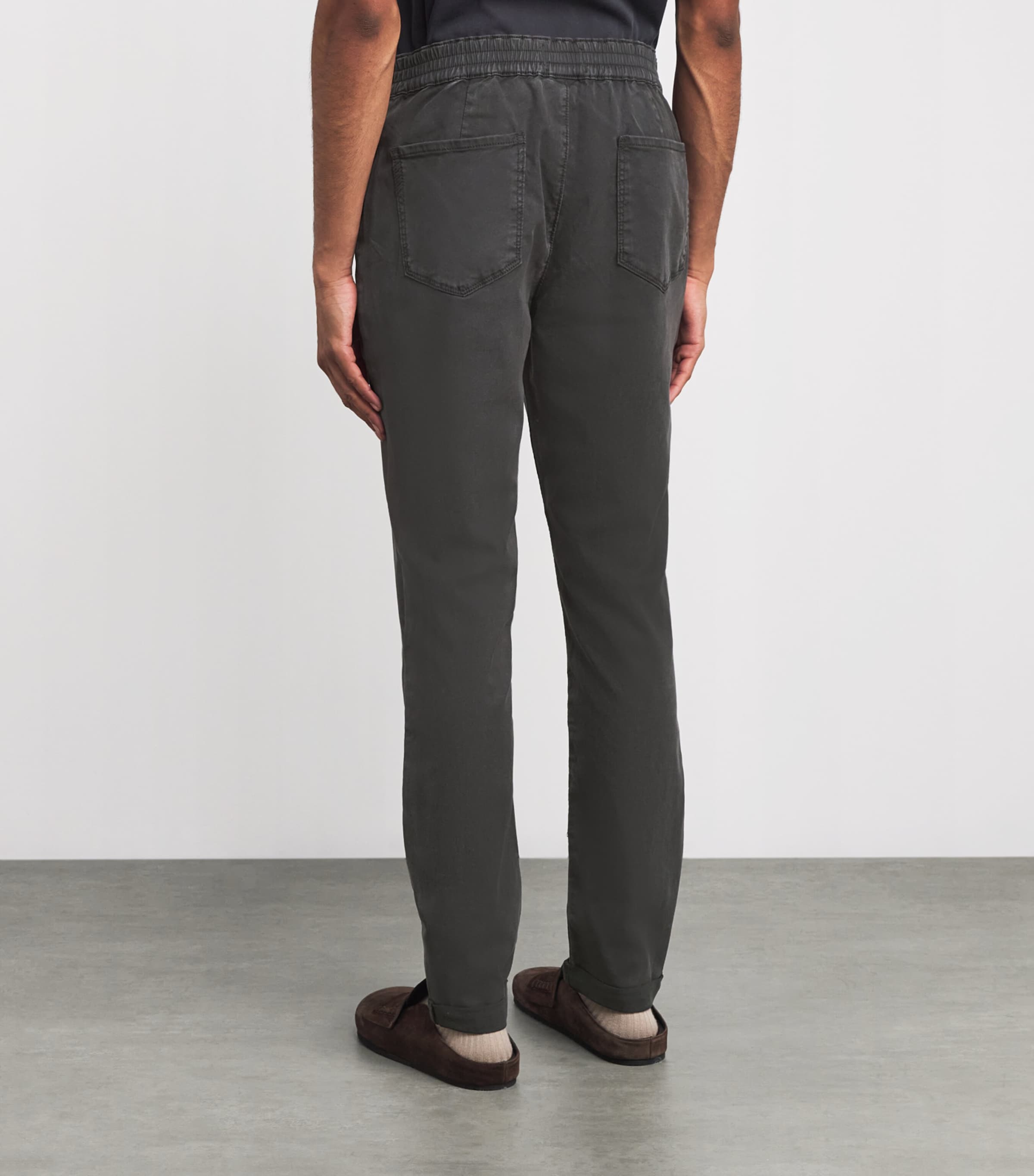 Drawstring Fraser Chinos VINTAGE WASHED BLACK Image 4