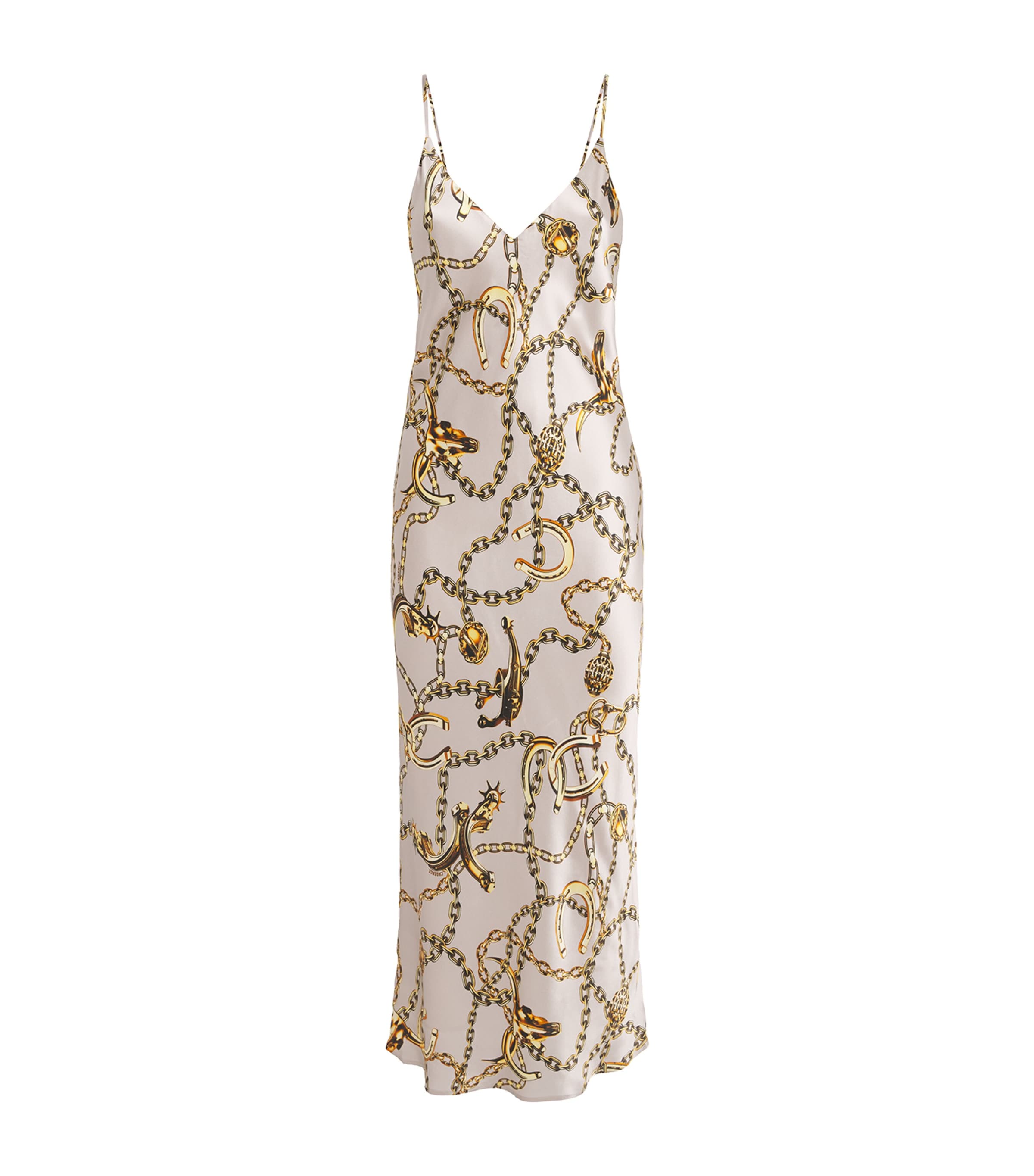 L'agence Silk Seridie Midi Dress