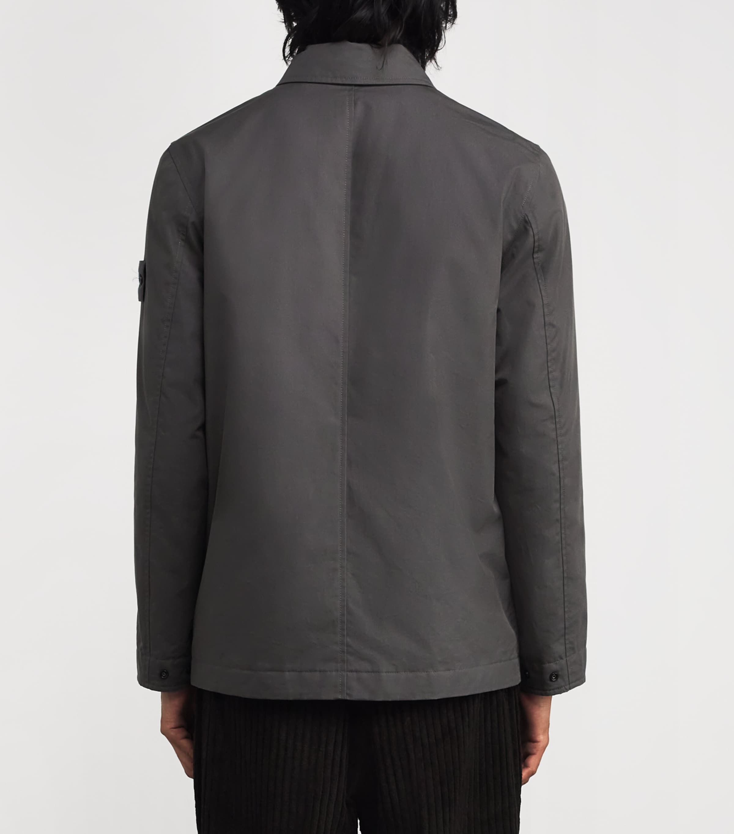 GHOST PIECE Cotton Canvas Water-Repellent Jacket V0067 Image 4
