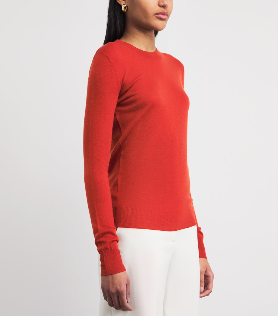 Joseph Womens Cashmere Cashair Sweater Spice Image 4