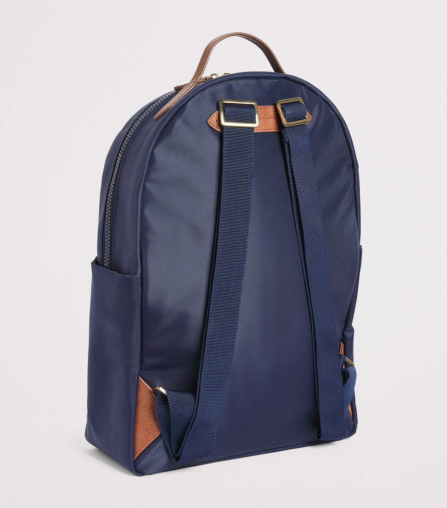 Harrods Nylon Backpack Navy Image 2