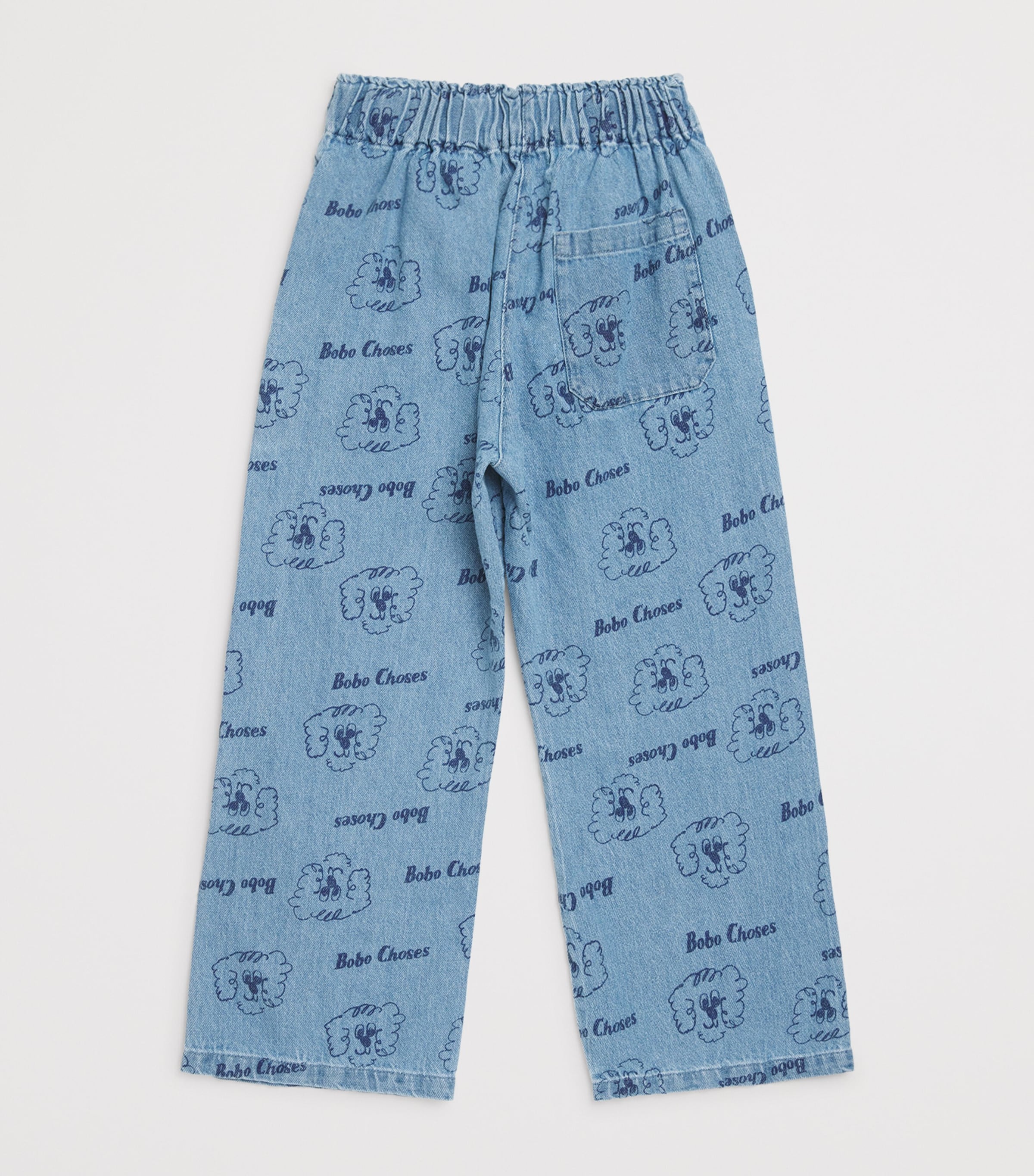 Denim Dog Logo Trousers (6-7 Years) PRUSSIAN BLUE Image 2
