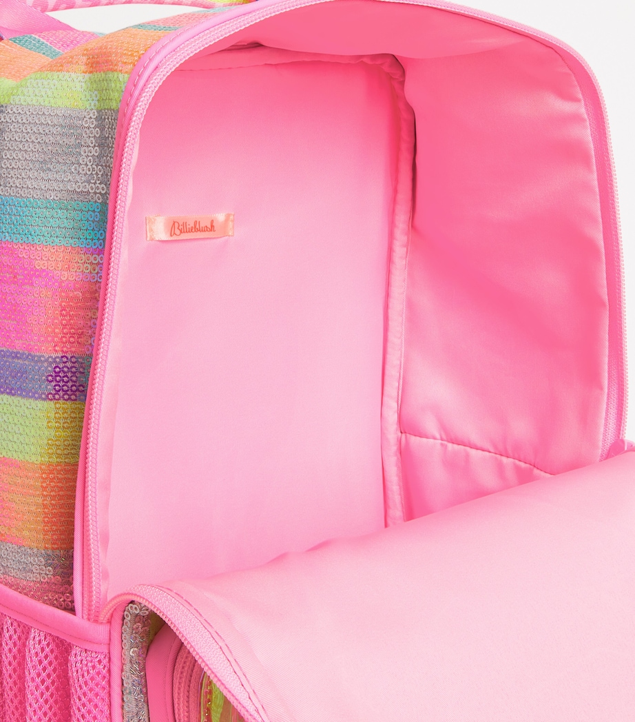 Sequin Ice-Cream Backpack 462 PINK Image 3
