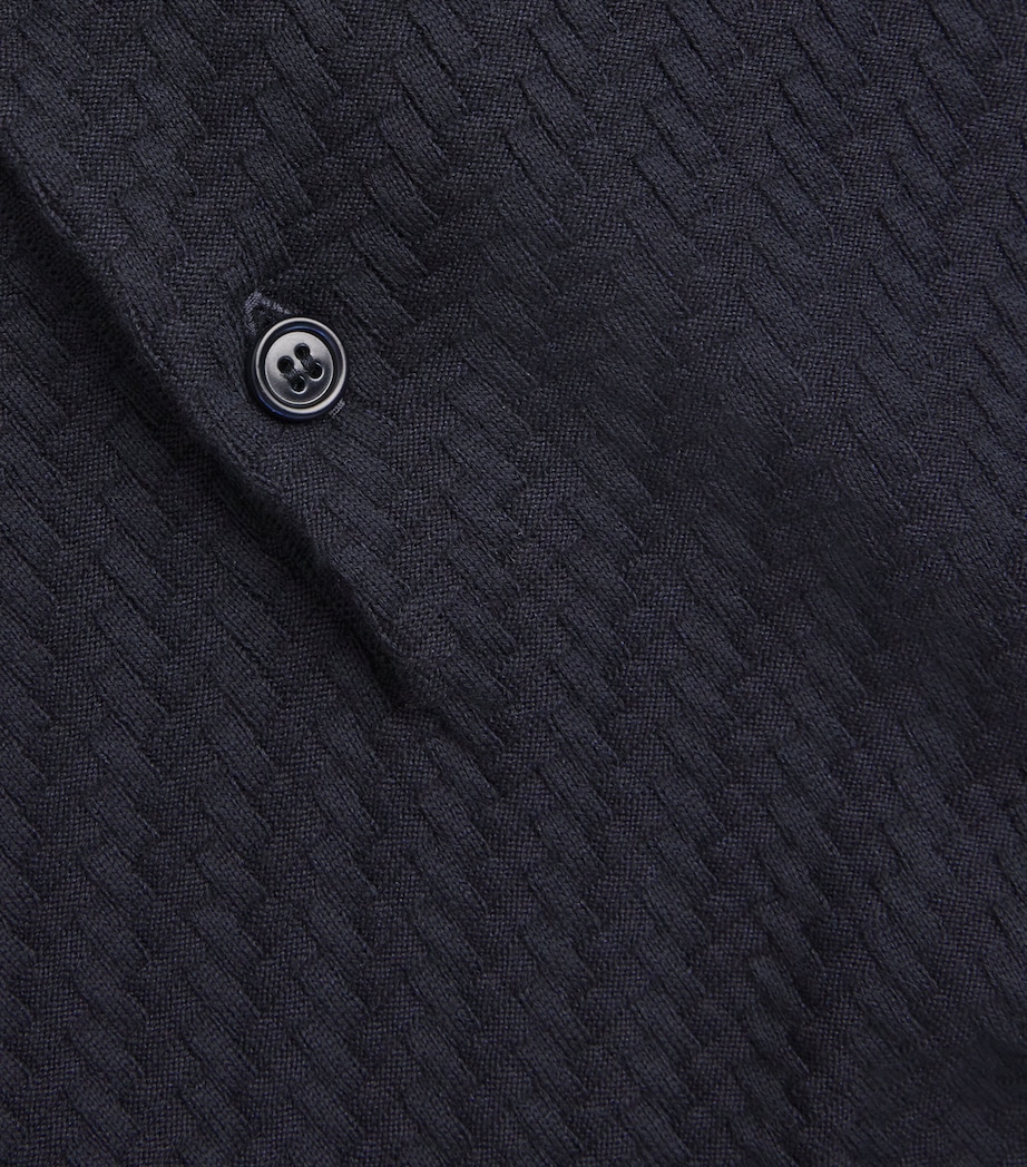 Cotton-Silk-Cashmere Polo Shirt 4100 Image 5