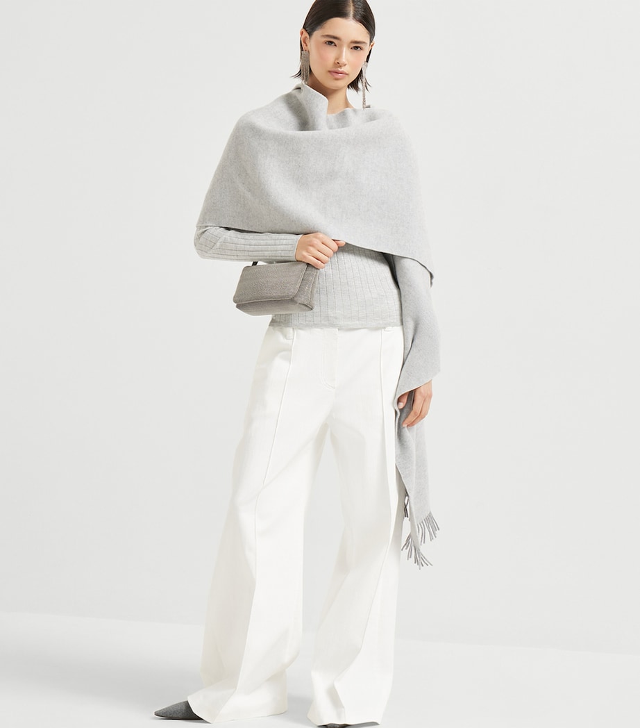 Cashmere-Blend Sparkling Sweater C072 Image 6