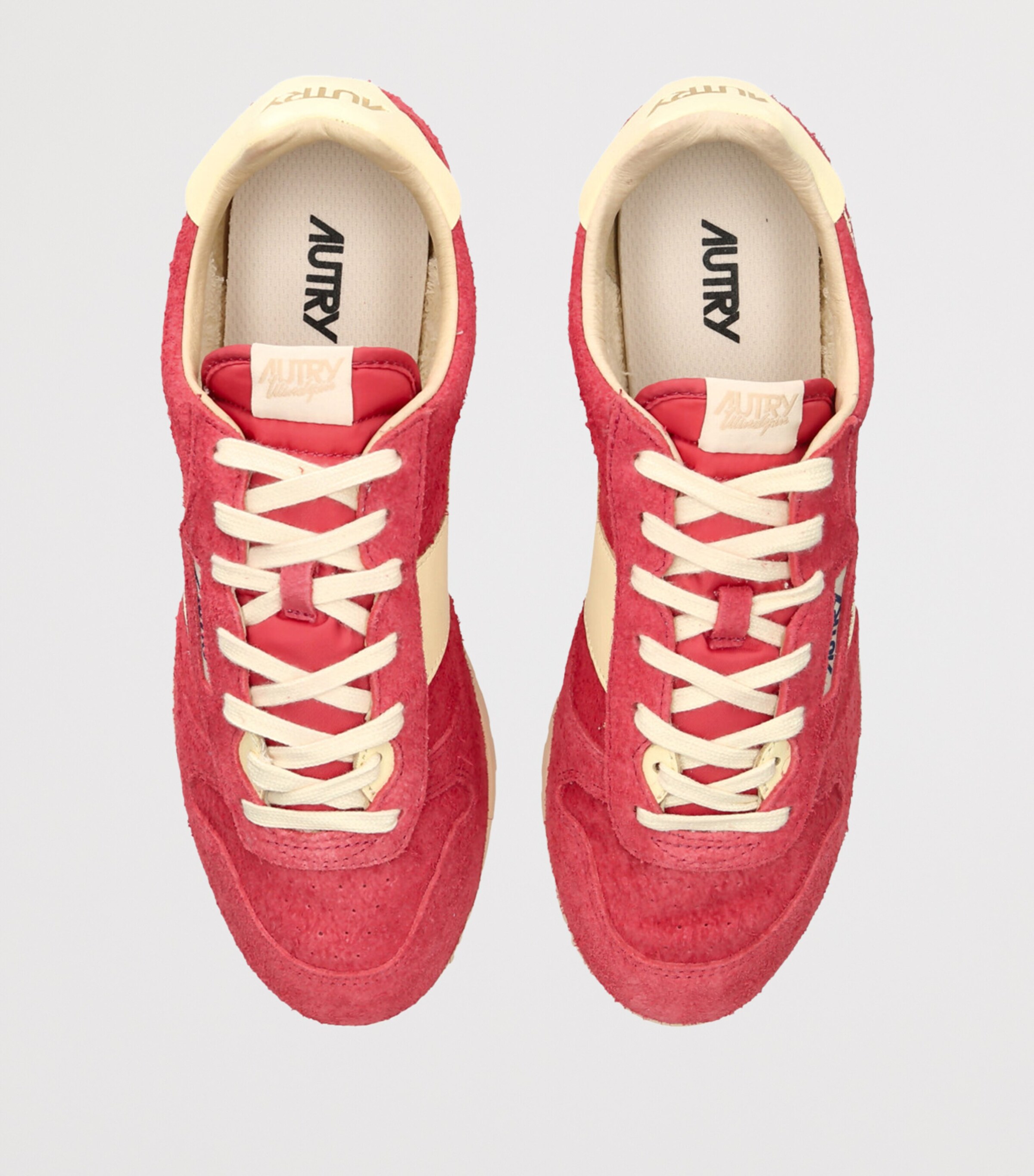 Autry Red Leather Windspin Low-Top Sneakers | Harrods UK Autry Red Leather Windspin Low-Top Sneakers | Harrods UK