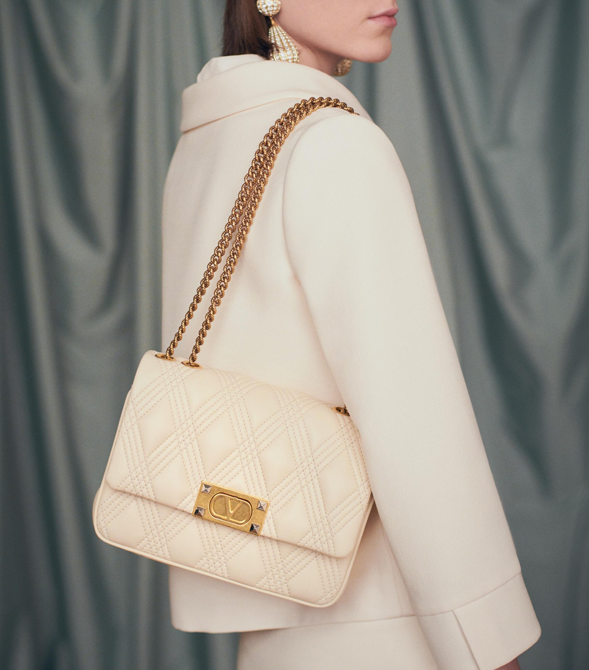 Valentino Womens Wool-Silk Coat Image 9