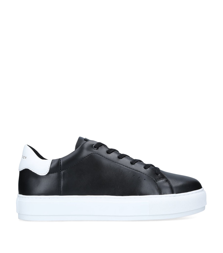 Leather Laney Sneakers BLACK Image 1
