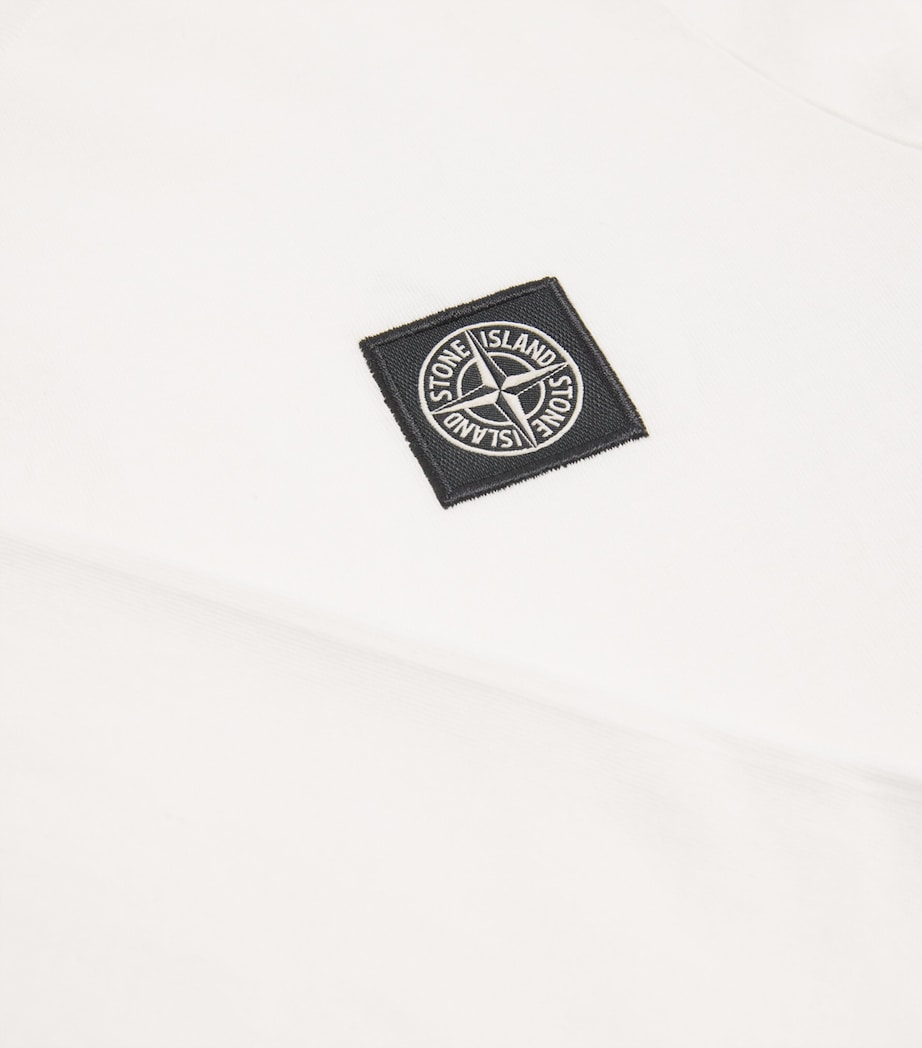 Cotton Logo T-Shirt (4-14 Years) V0099NATURAL Image 3
