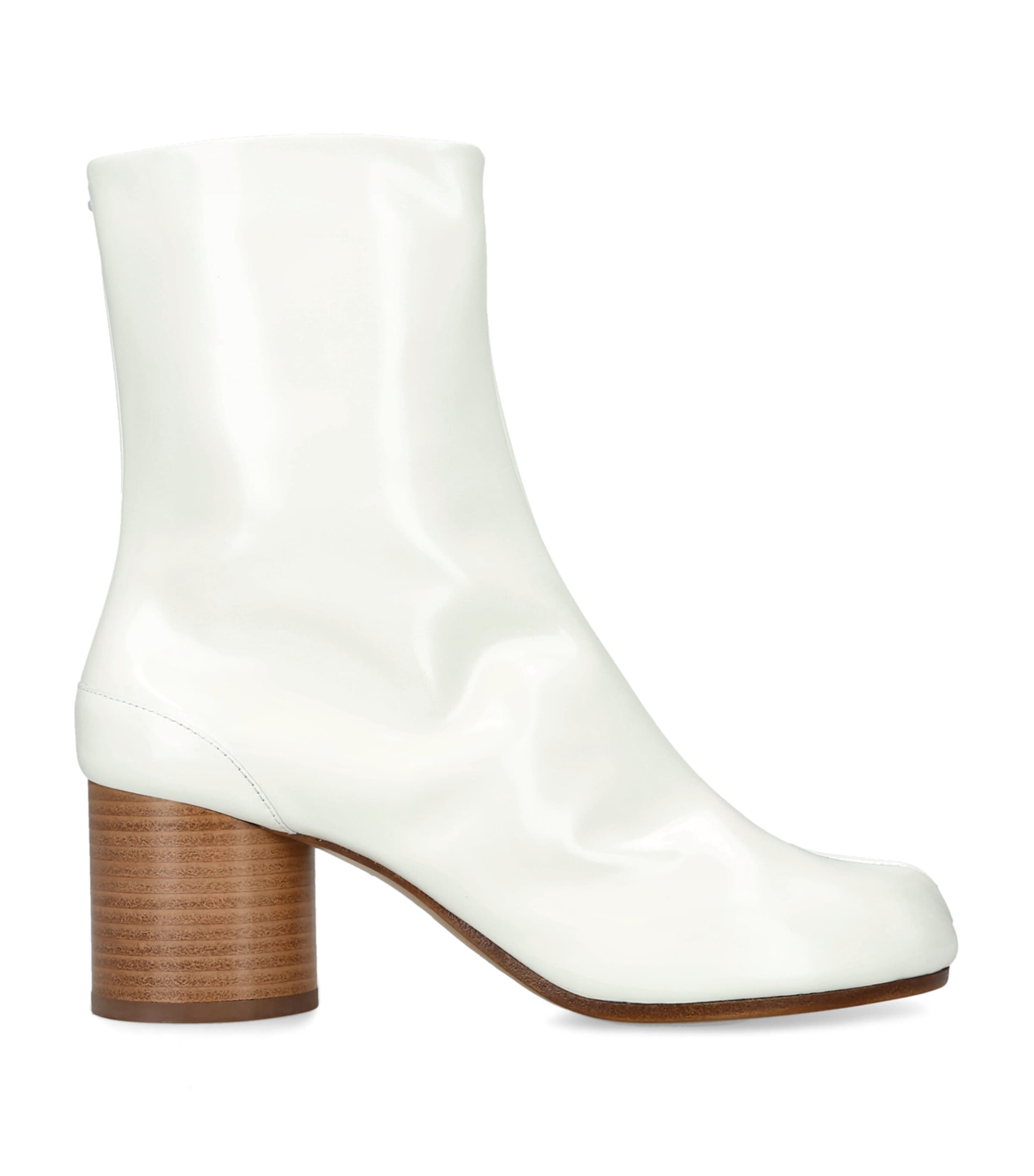 Maison Margiela Leather Tabi Boots 60 White Image 1