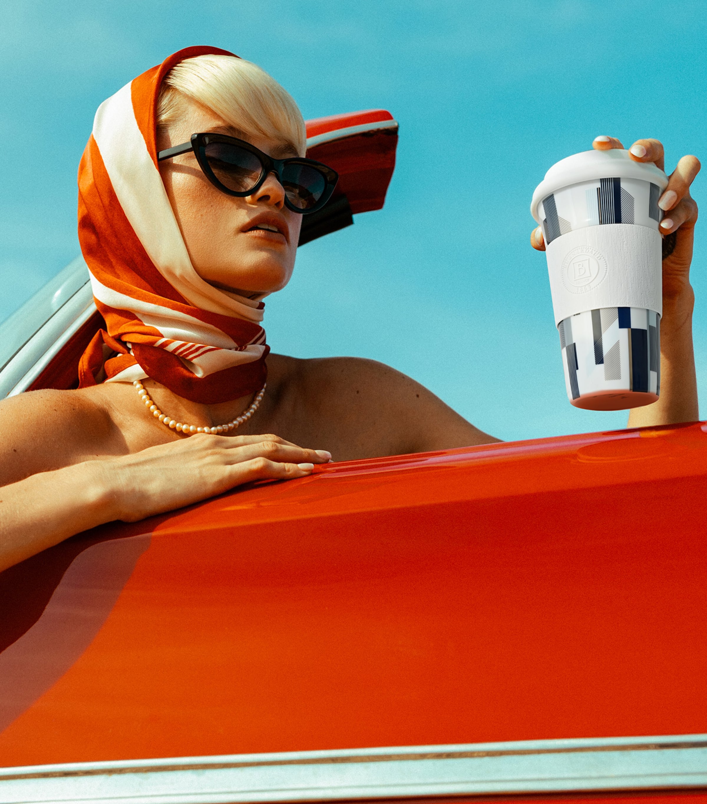 Charly Blue Nomad Mug (475ml) BLUE Image 3