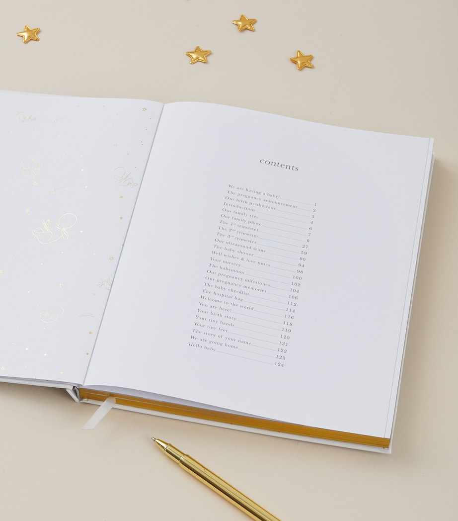 Safari My Pregnancy Journal IVORY/BEIGE, GOLD Image 5