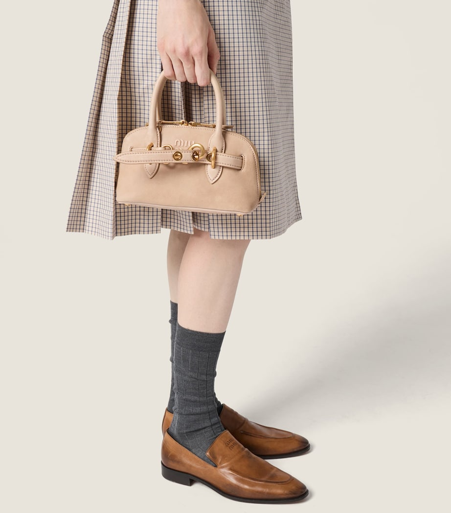 Mini Nappa Leather Aventure Top-Handle Bag F0065 Image 5