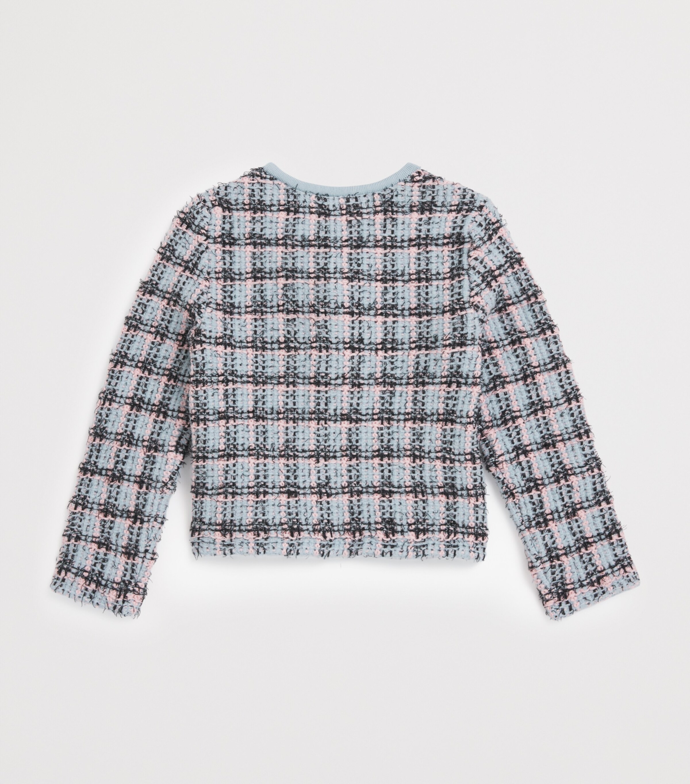 Self-Portrait Kids Cotton-Blend Check Cardigan (3-12 Years) Image 2