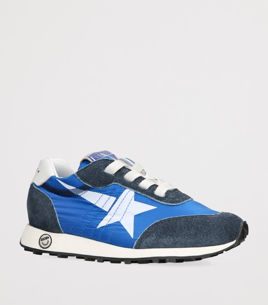 Leather Marathon Sneakers BLUE/DARK Image 3