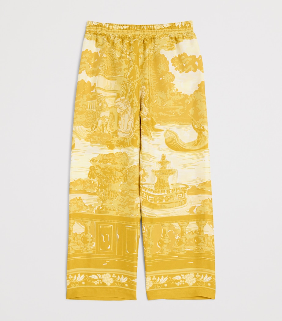 Versace Kids Silk Twill Grotto Trousers (4-14 Years) Image 2