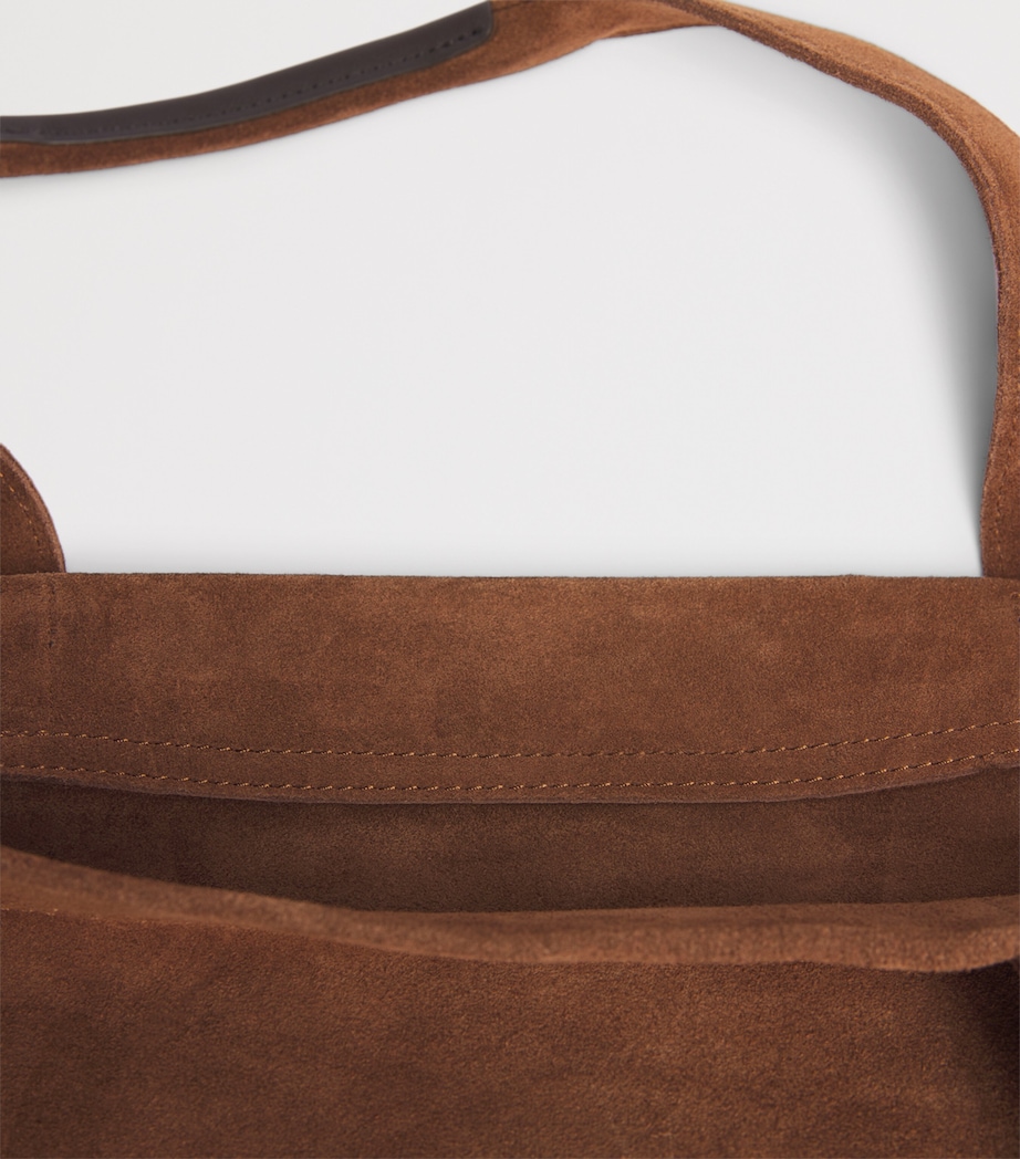 Samsøe Samsøe Suede Sadulwich Tote Bag Carafe Image 5