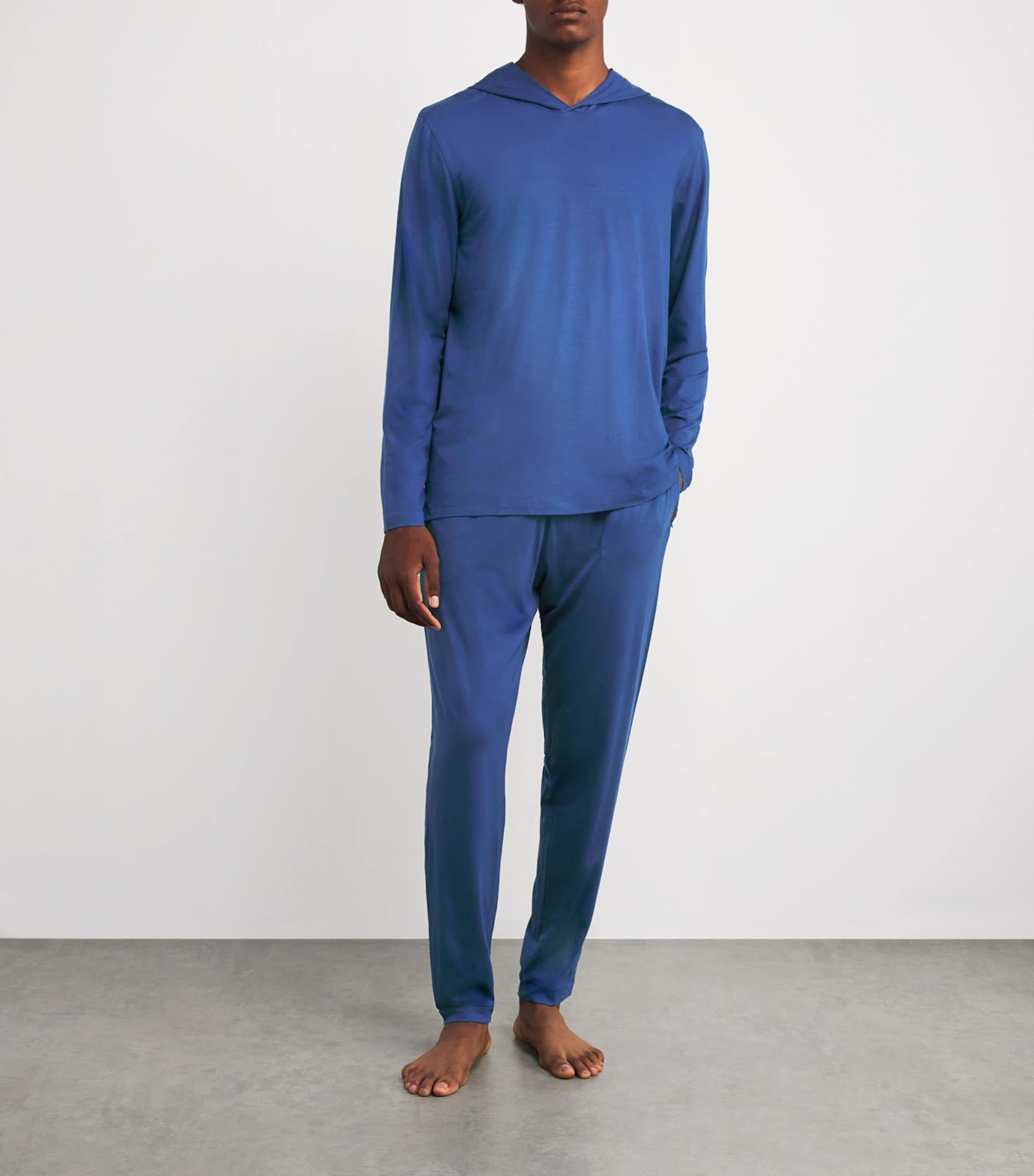 Micromodal Basel Hoodie BLUE Image 2