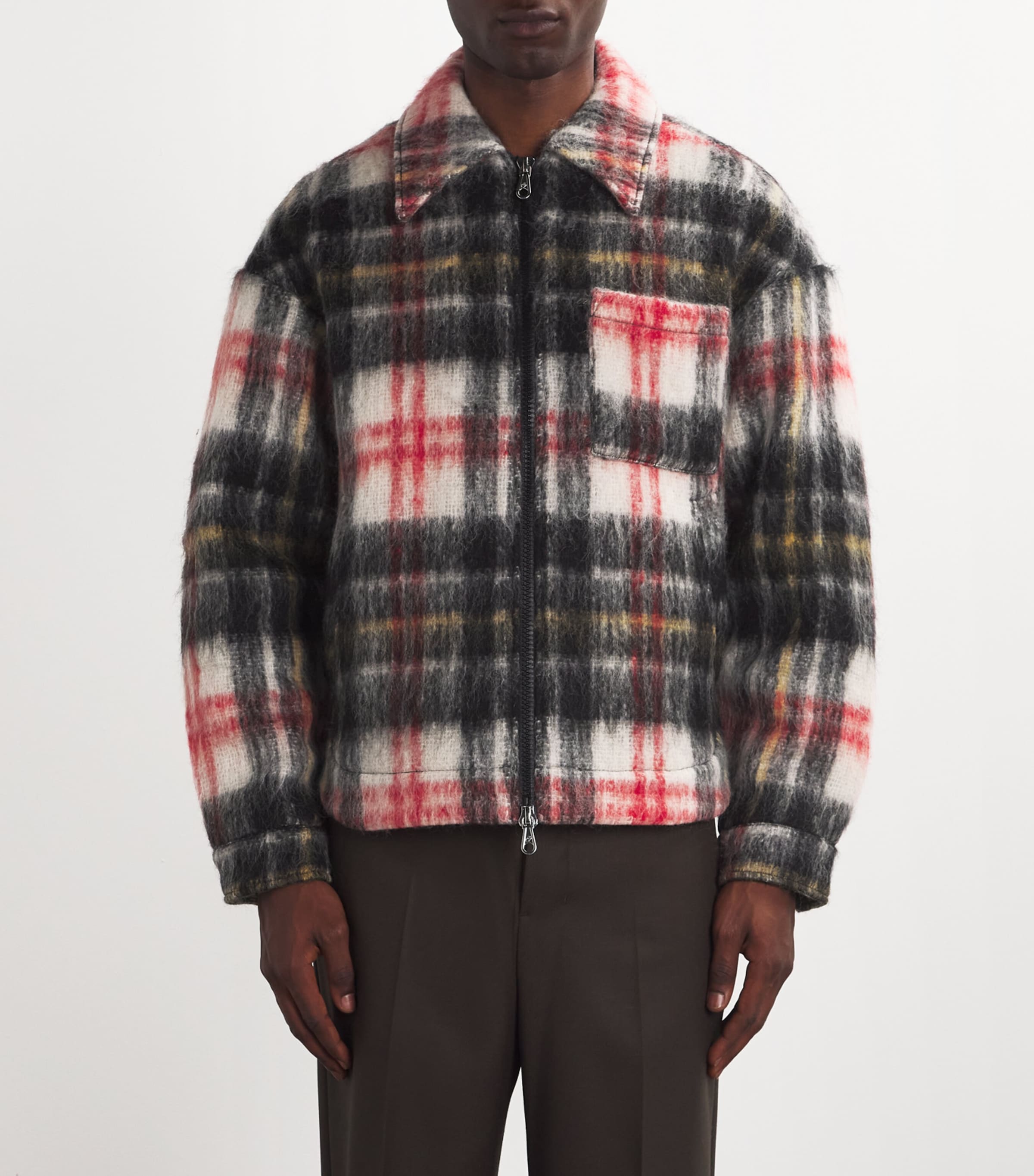COLE BUXTON Wool-Blend Check Overshirt | Harrods US COLE BUXTON Wool-Blend Check Overshirt | Harrods US