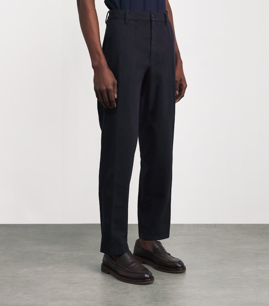 Stretch-Cotton-Cashmere Chinos 306 Image 3