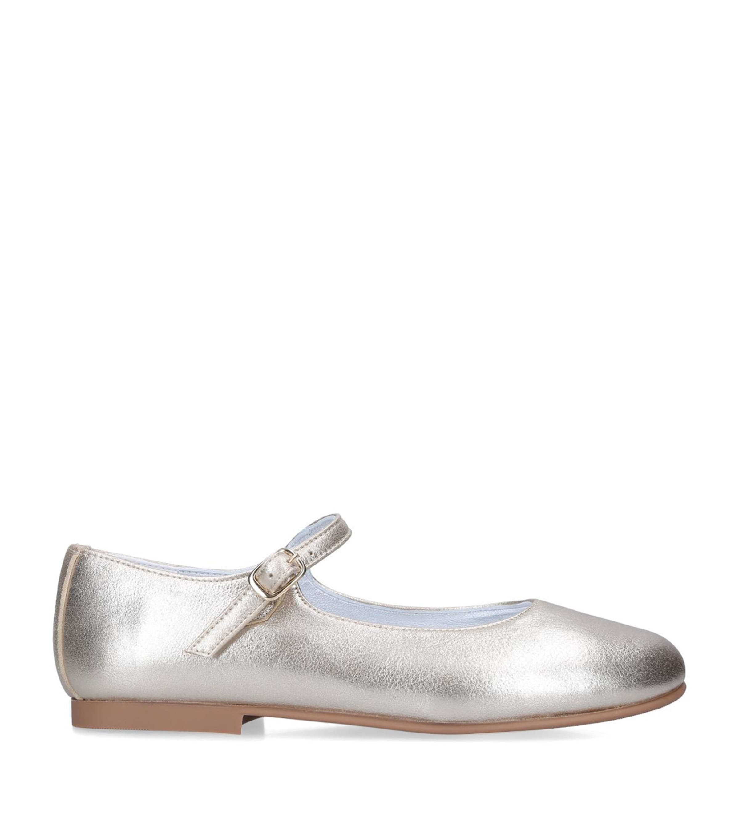papouelli Leather Avery Mary Janes | Girls Shoes | Flats