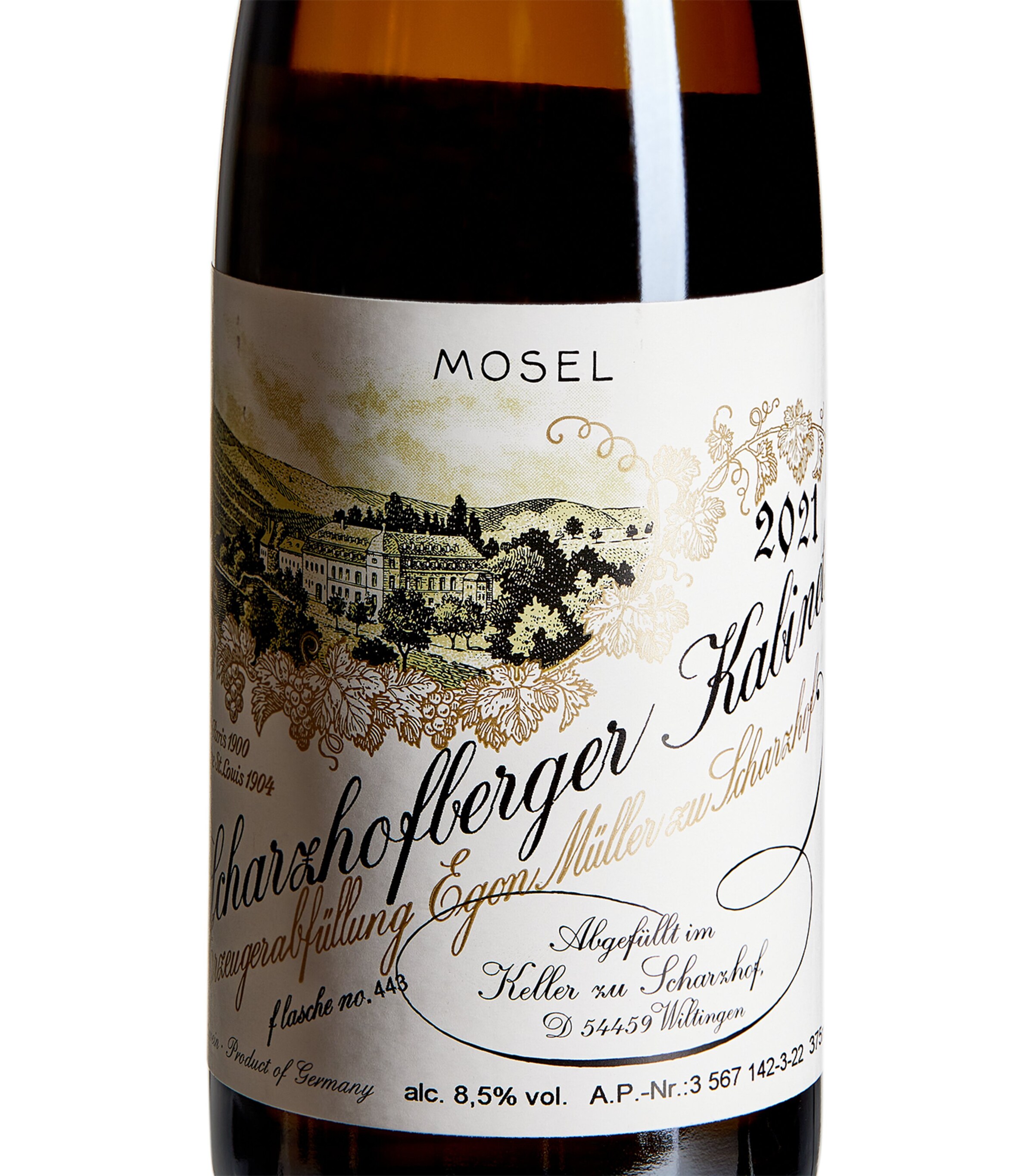 Egon Muller Scharzhofberger Riesling Kabinett 2021 (37.5cl) – Wiltingen, Germany Image 2