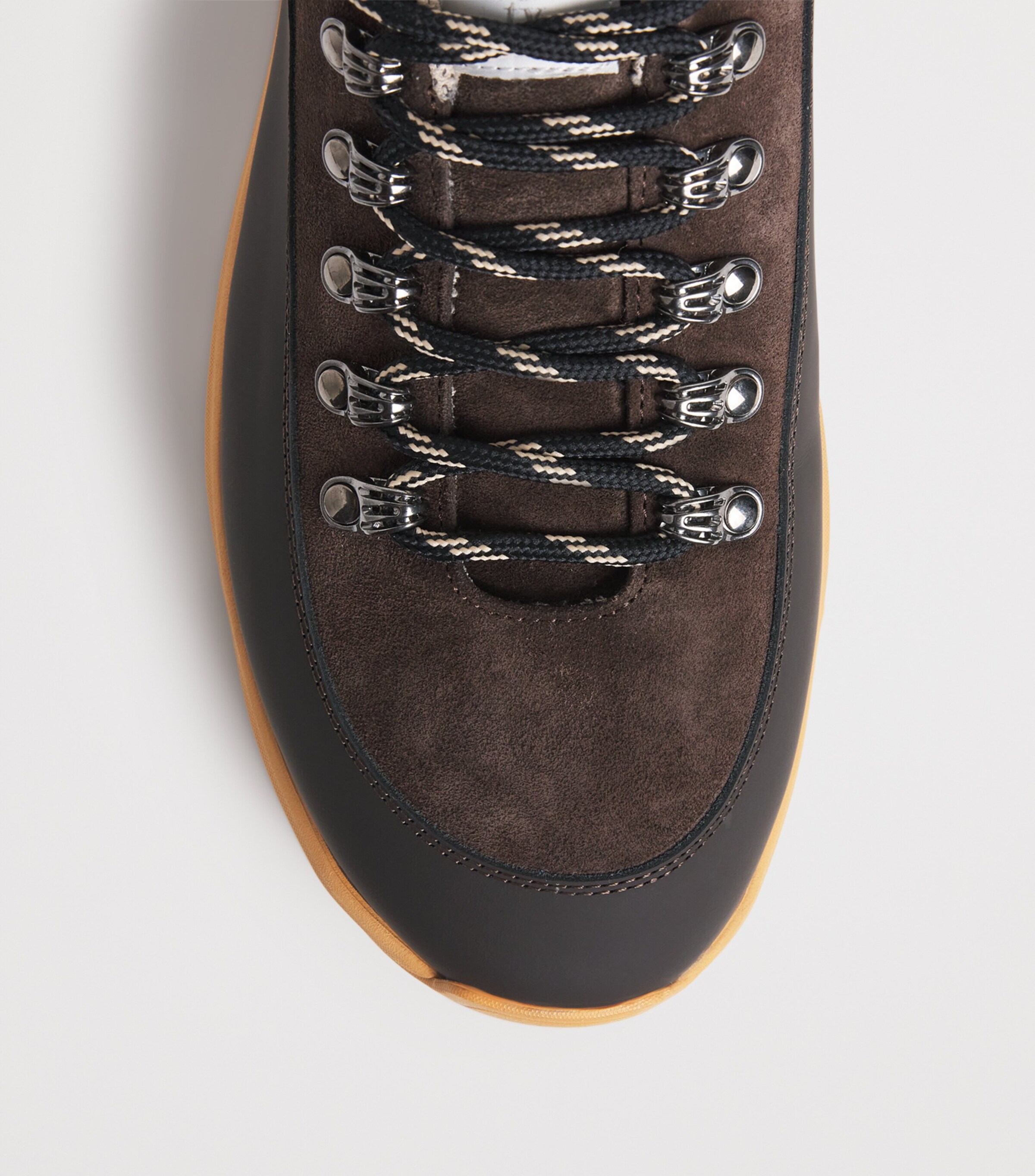 Leather-Suede Sneakers CACAO E CACAO Image 5