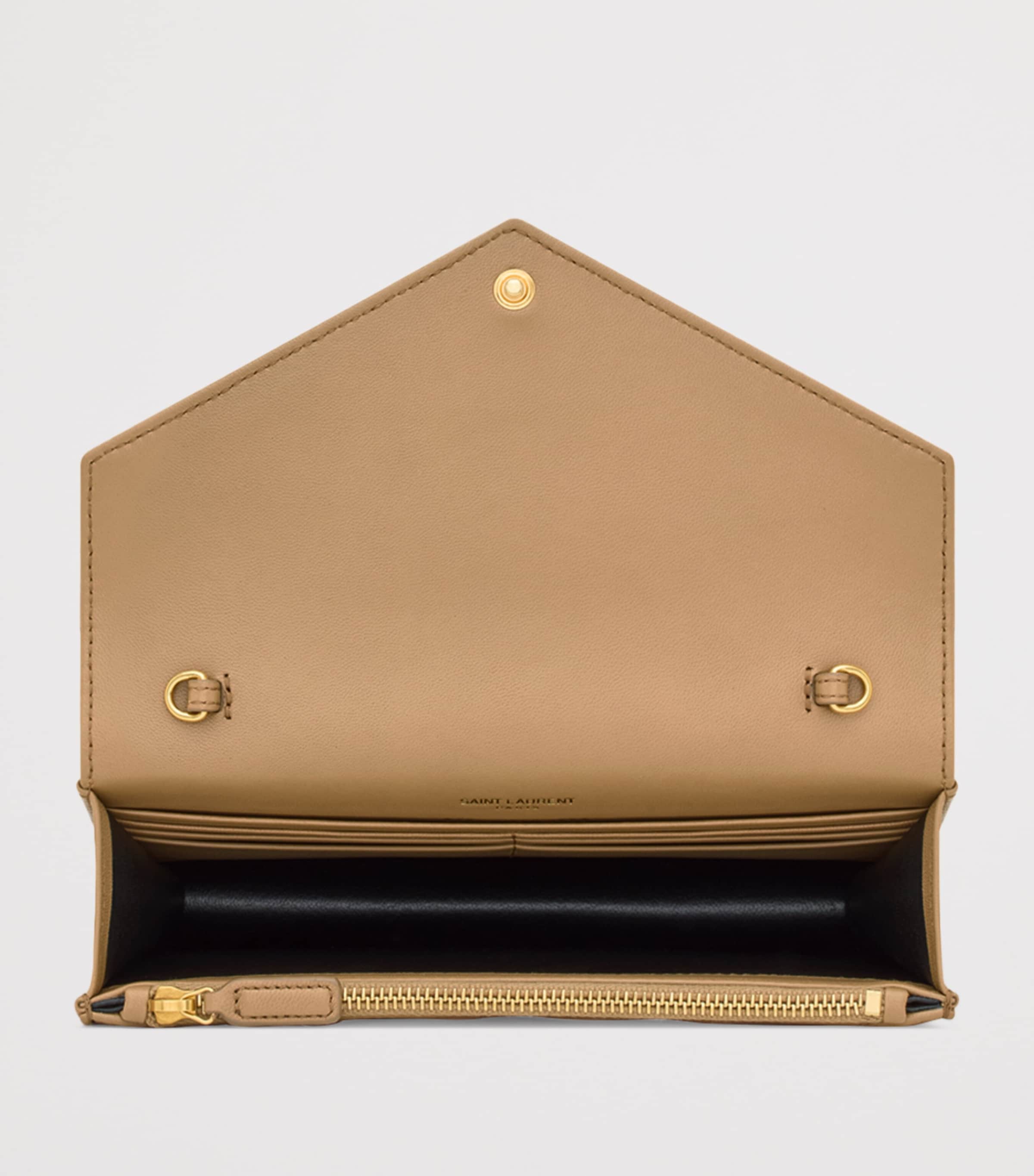 Leather Envelope Chain Wallet 2357 Image 5