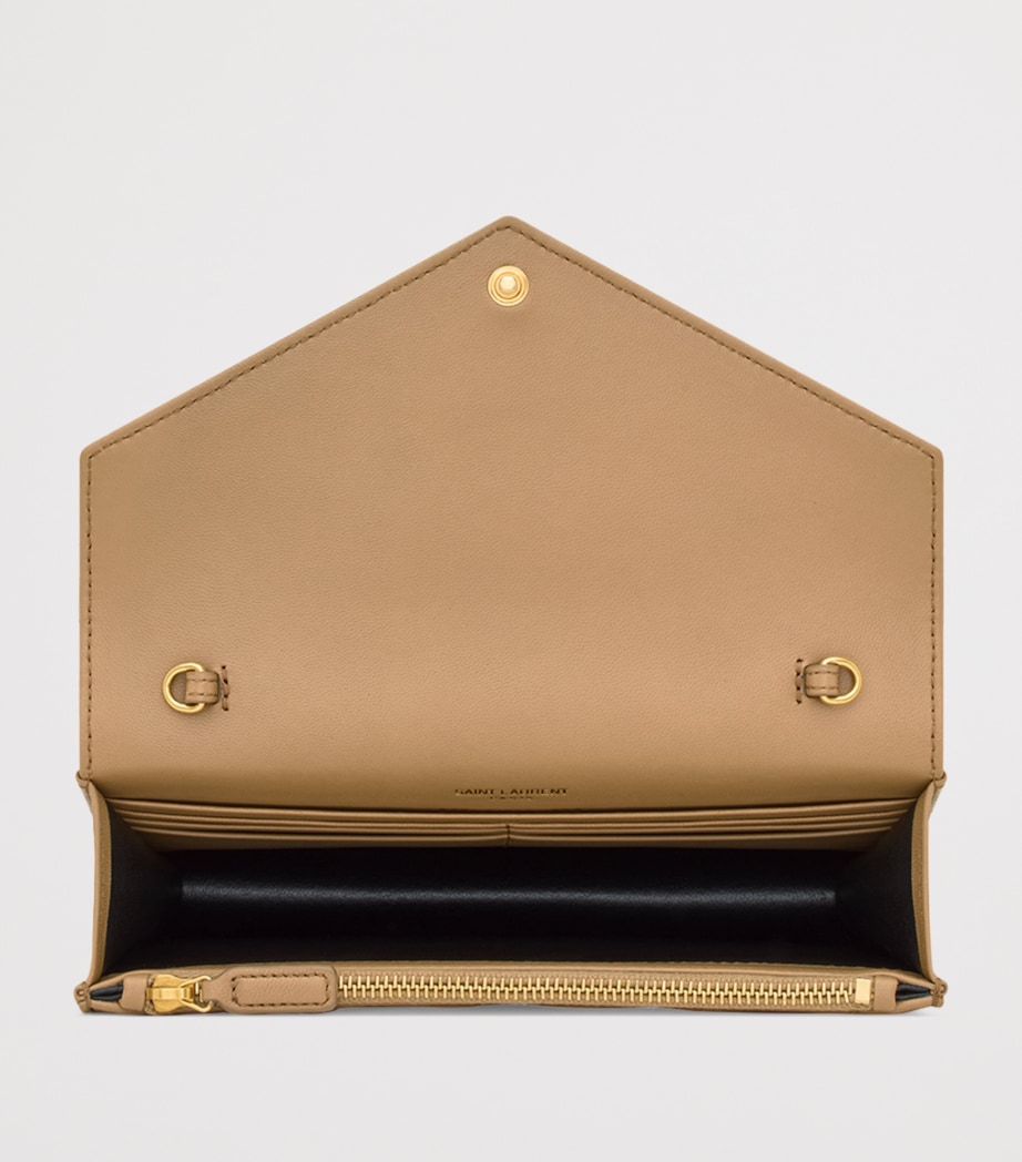 Leather Envelope Chain Wallet 2357 Image 5