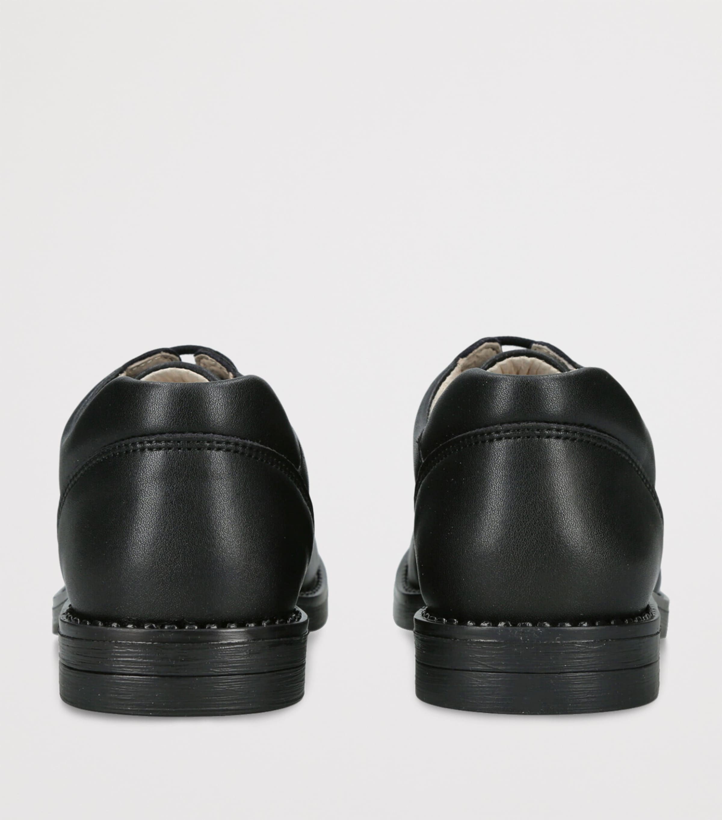 Leather Hamish School Shoes BLACK Image 2