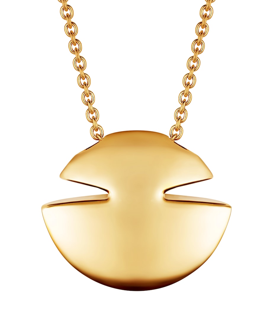 Yellow Gold Cabochon Necklace YELLOW GOLD Image 1