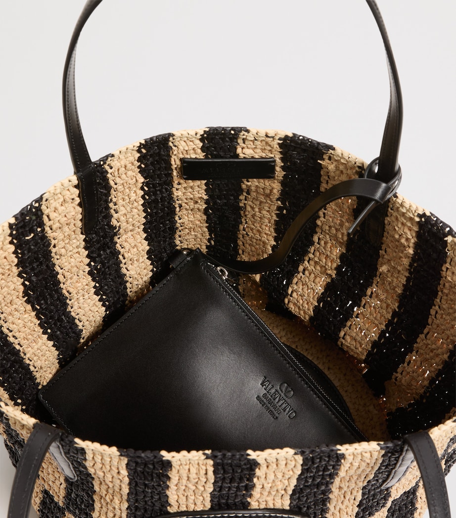 Valentino Garavani Raffia Bucket Bag Image 6