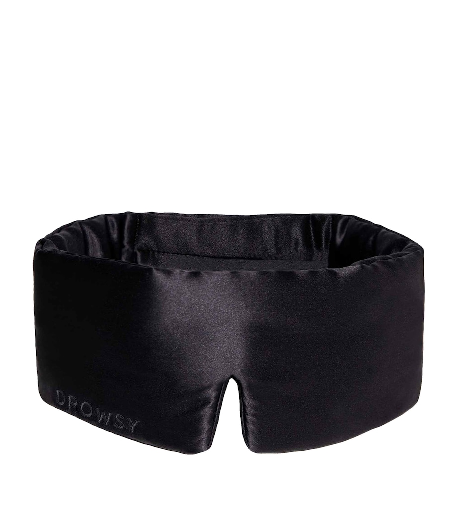 Silk Sleep Mask BLACK JADE Image 1