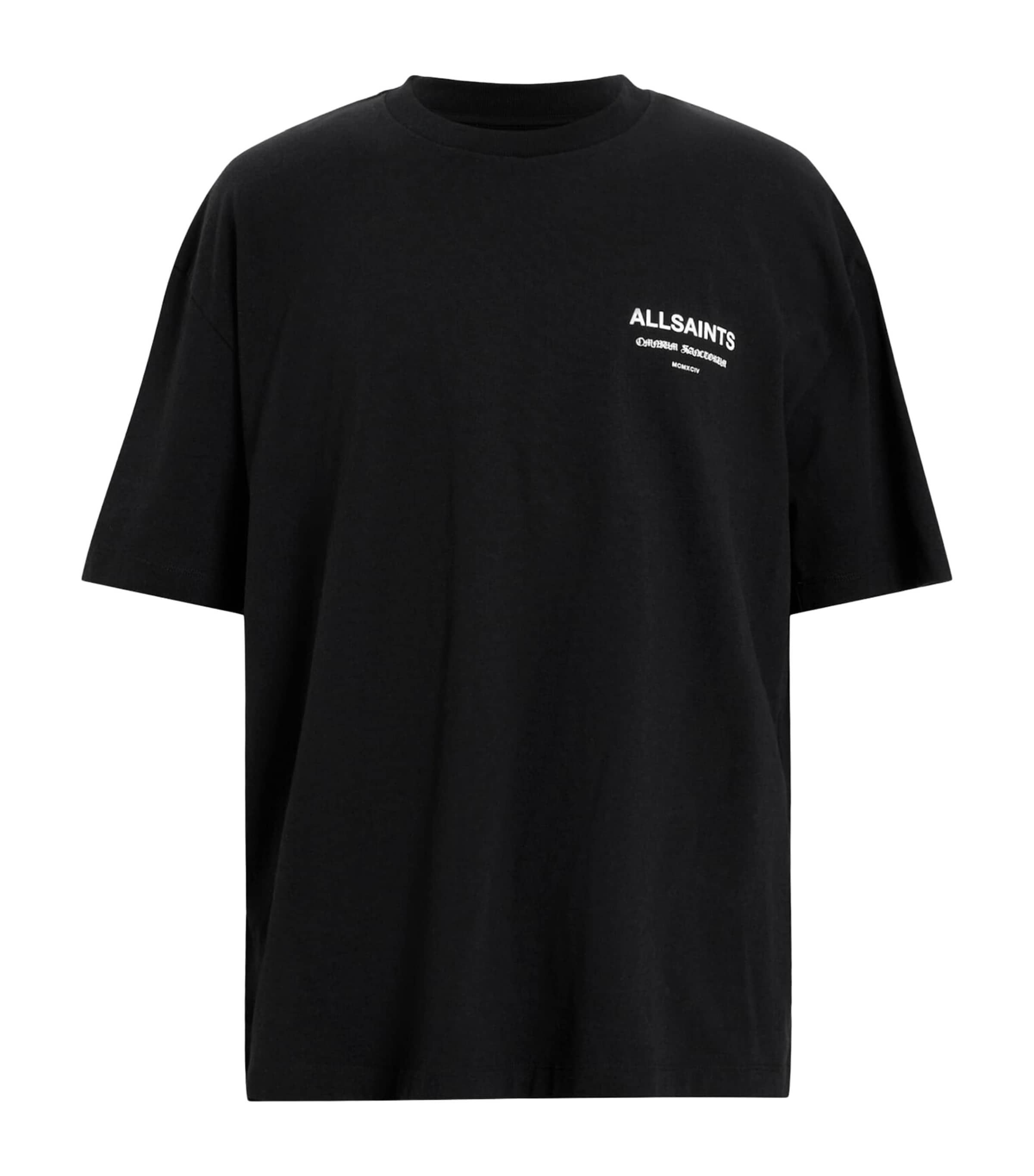 Allsaints Organic Cotton Sanctum T-shirt In Black