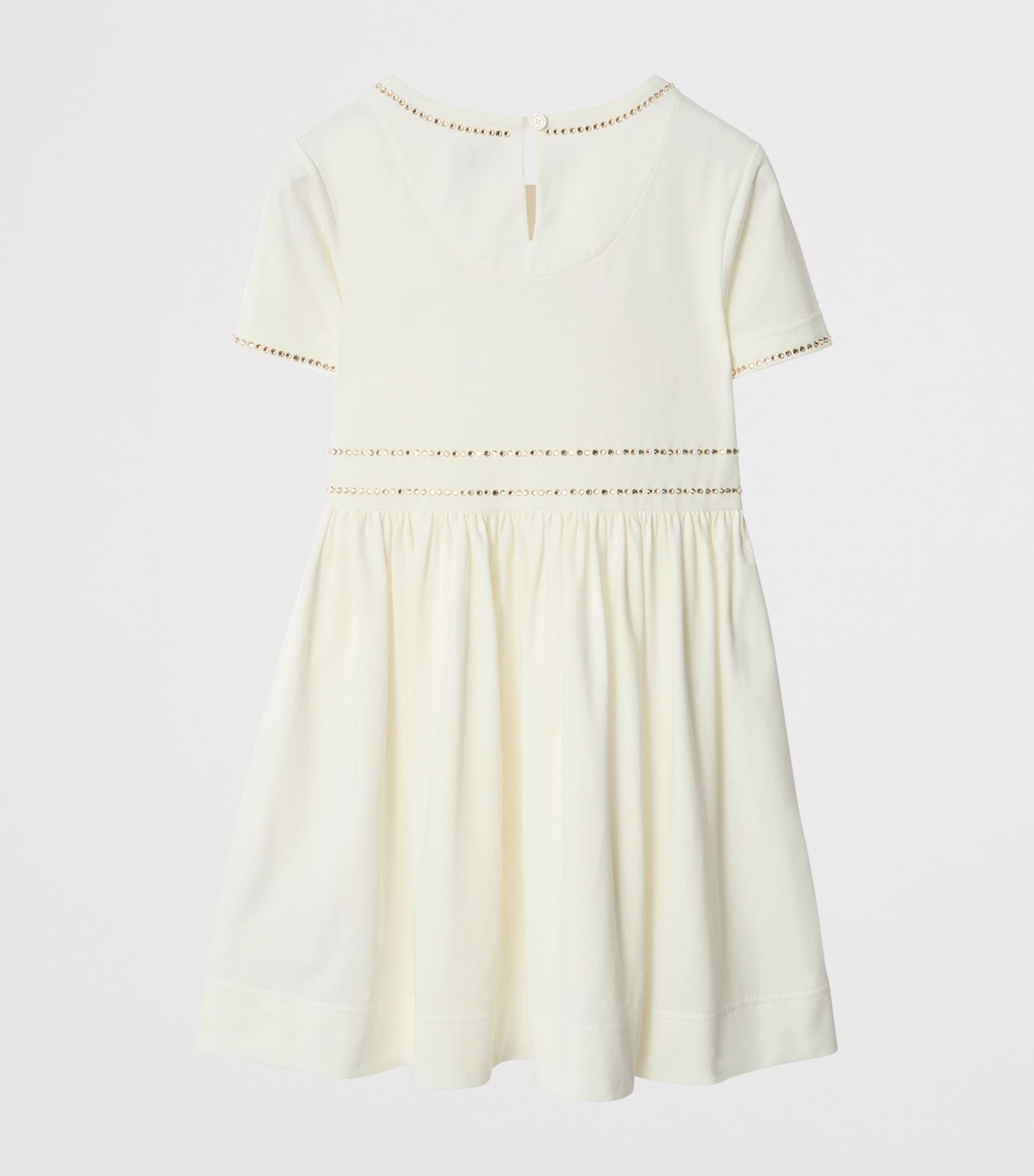 Crystal-Embellished Cotton EKD Dress (3-12 Years) SALT Image 2
