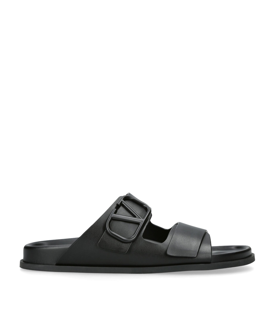 Valentino Garavani VLOGO Slides Black Image 1