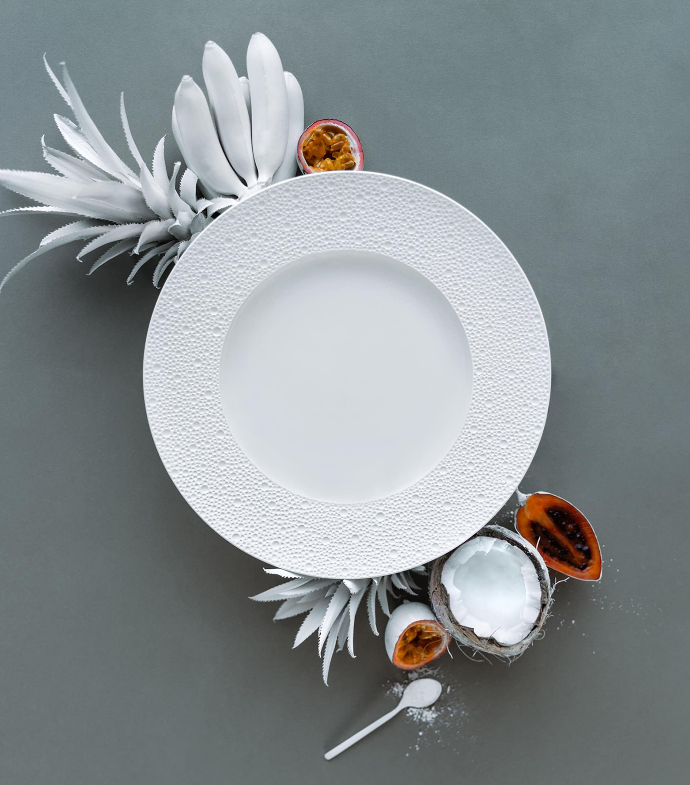 Bernardaud Ecume Dinner Plate (26cm) Blanc Image 2