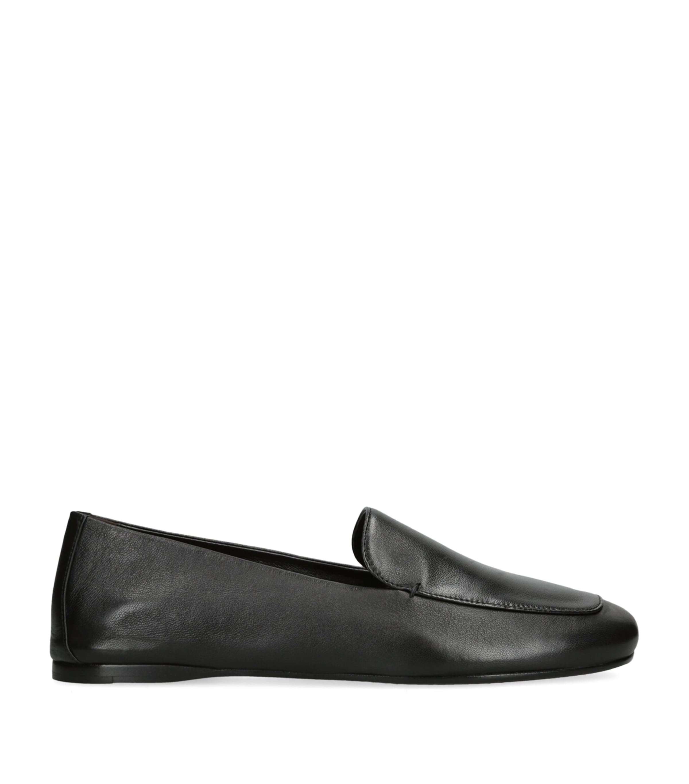 Shop Khaite Leather Monroe Loafers