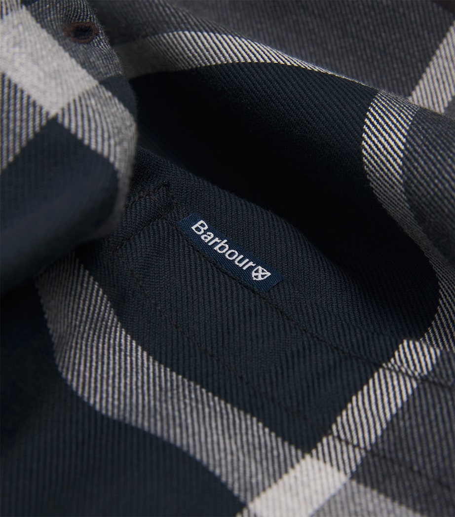 Cotton Tailored Dunoon Shirt MIDNIGHT OAK TARTAN Image 5