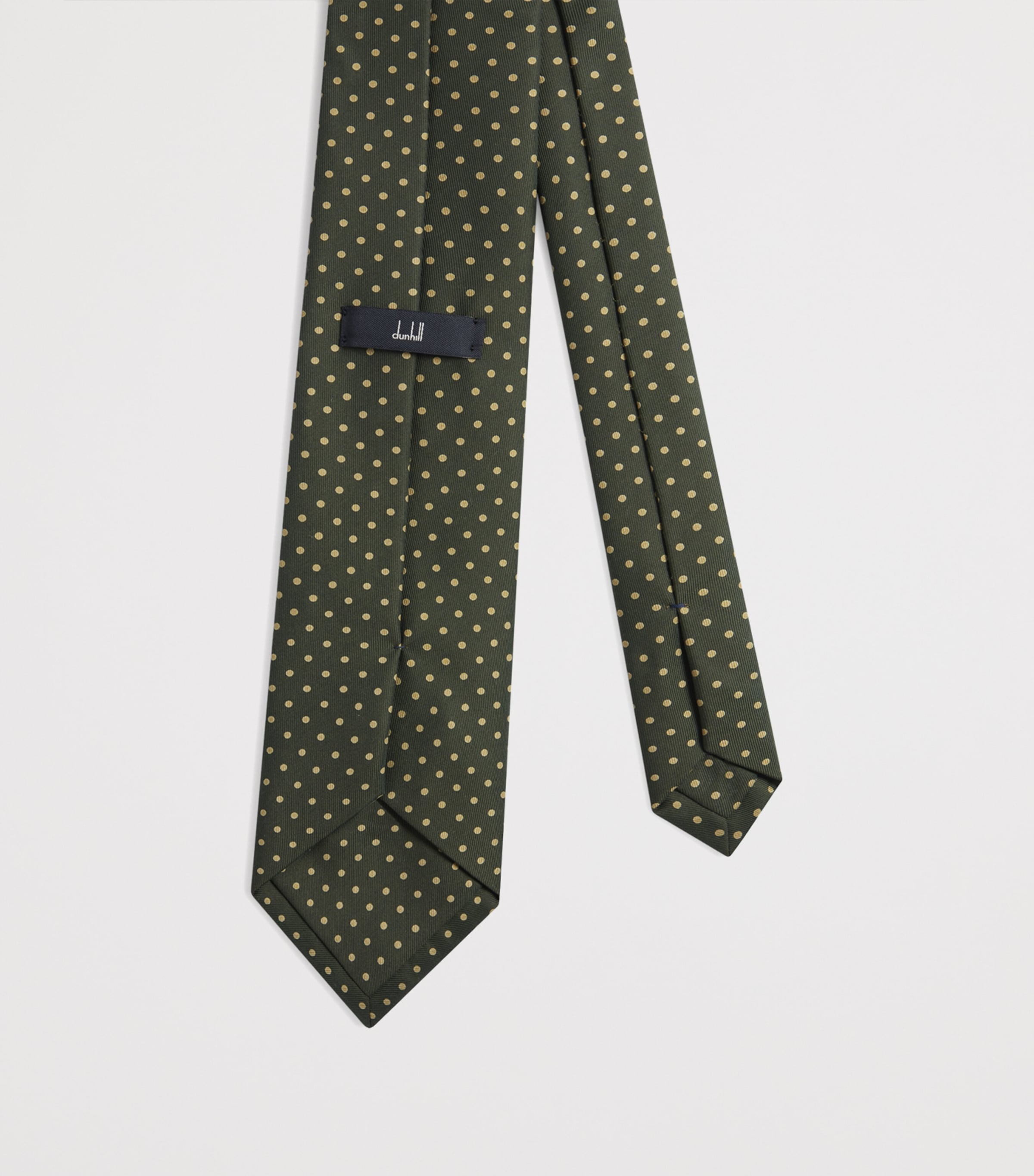 Mulberry Silk Polka Dot Tie 312OLIVE Image 2