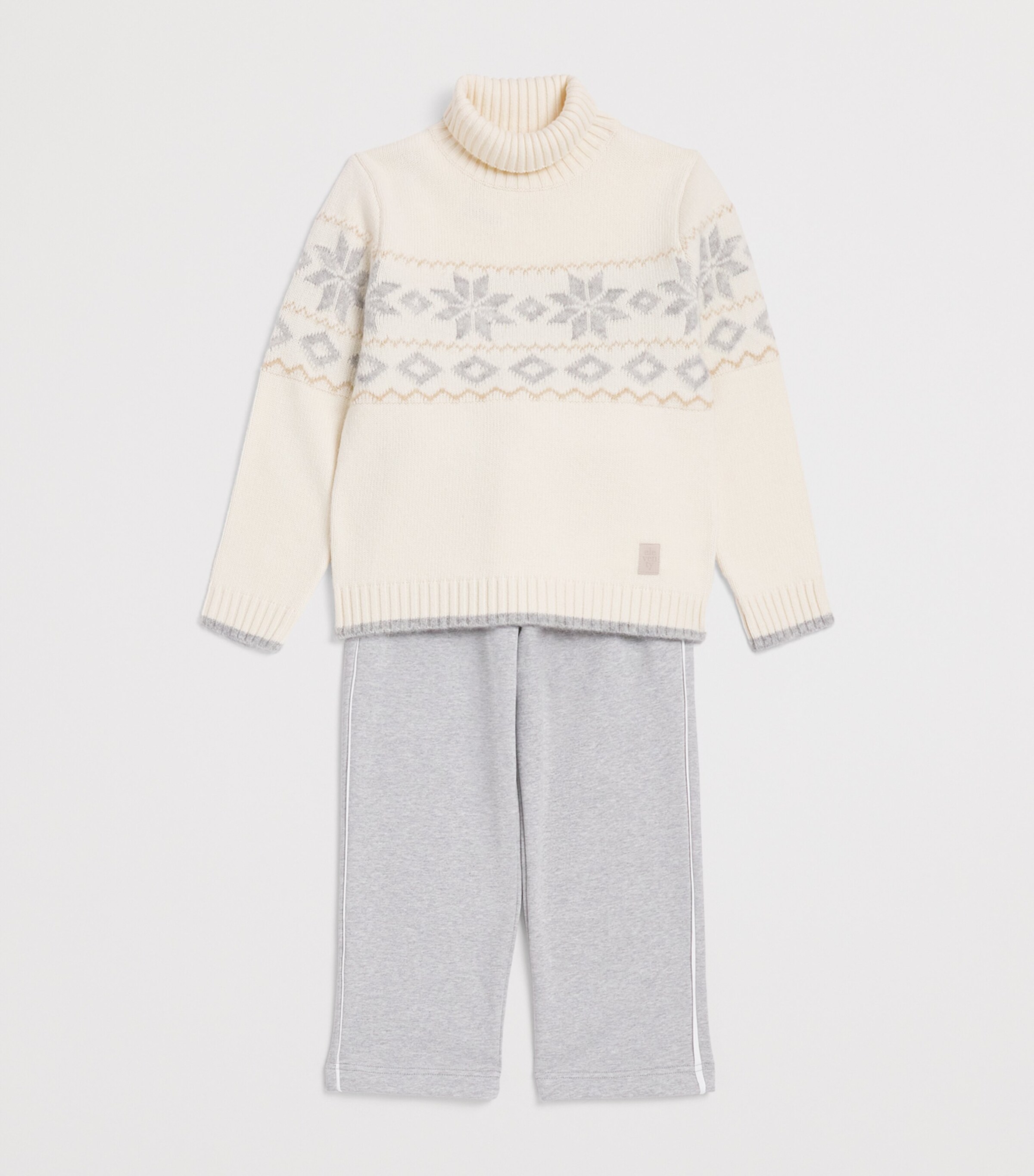 Eleventy Kids Wool-Blend Snowflake Sweater (4-14 Years) Image 3