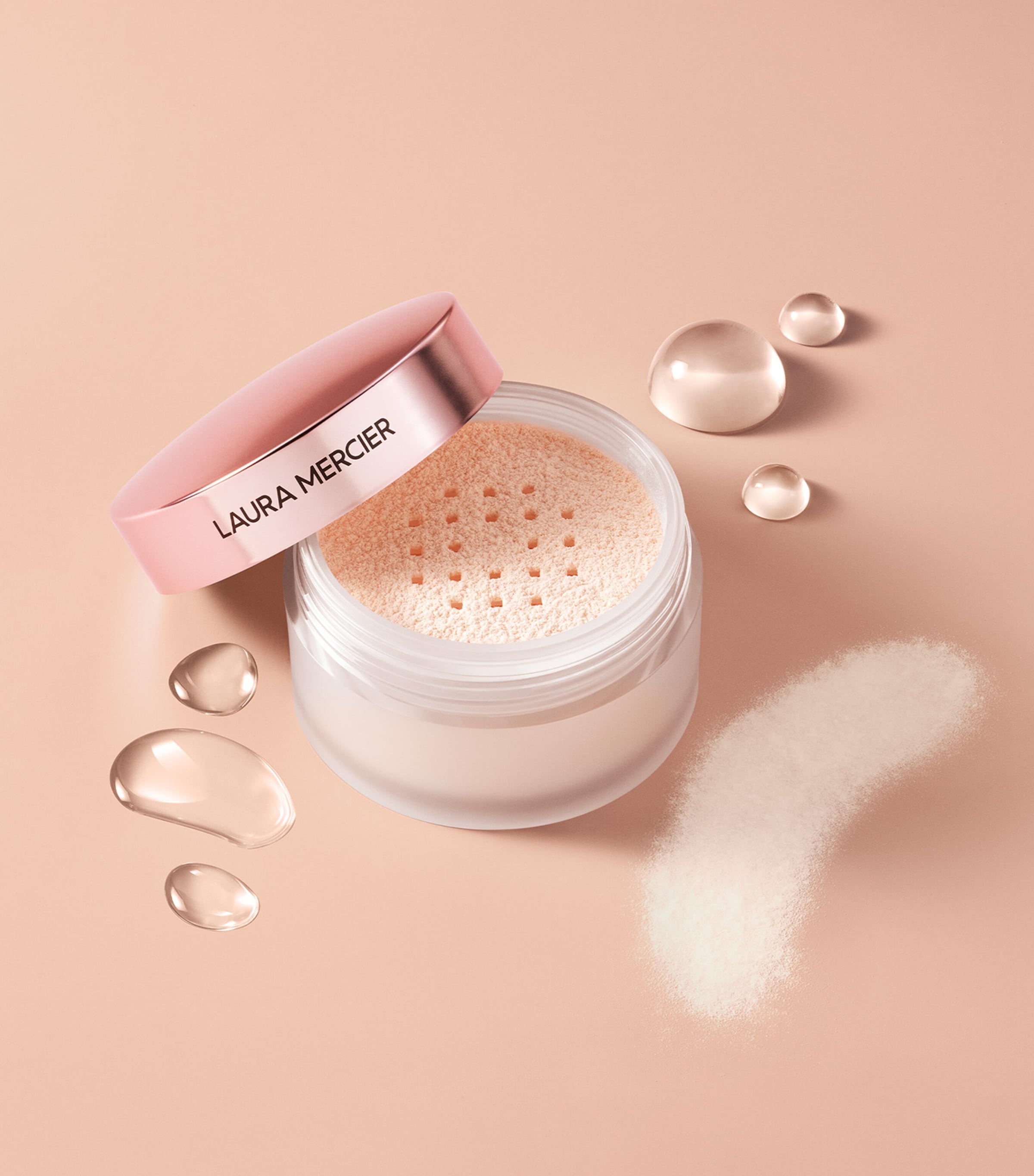 Mini Translucent Loose Setting Powder Ultra Blur ROSE Image 4
