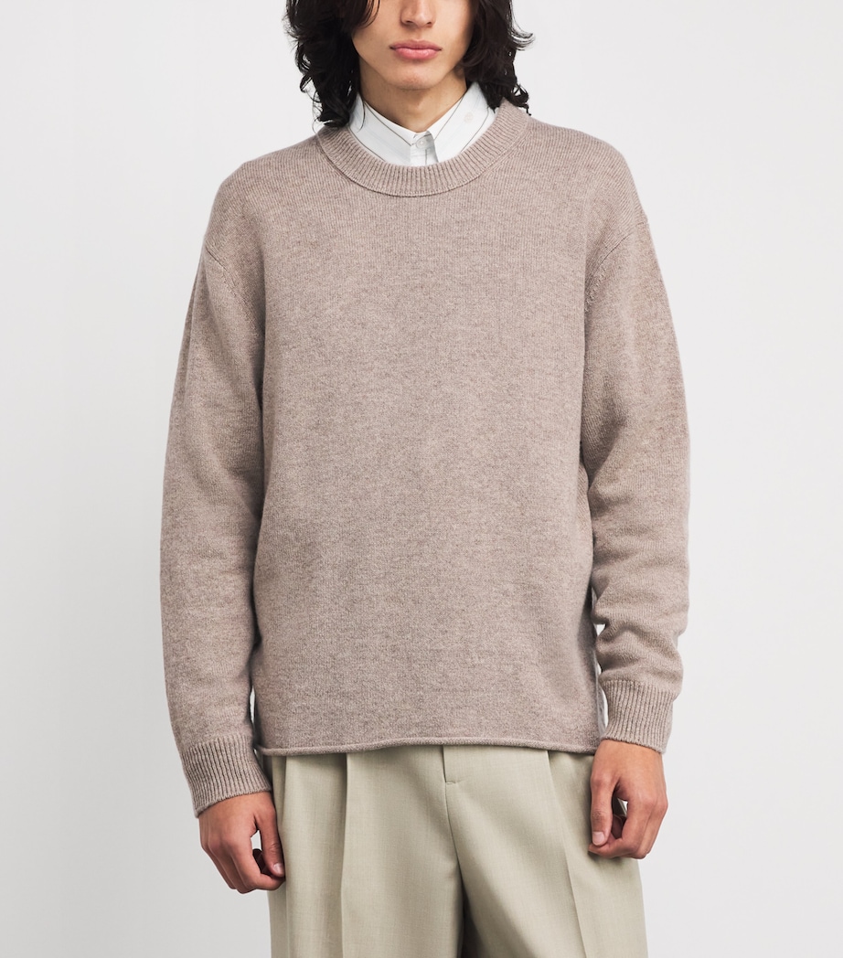 Cashmere Frederick Sweater DESERT KHAKI Image 3