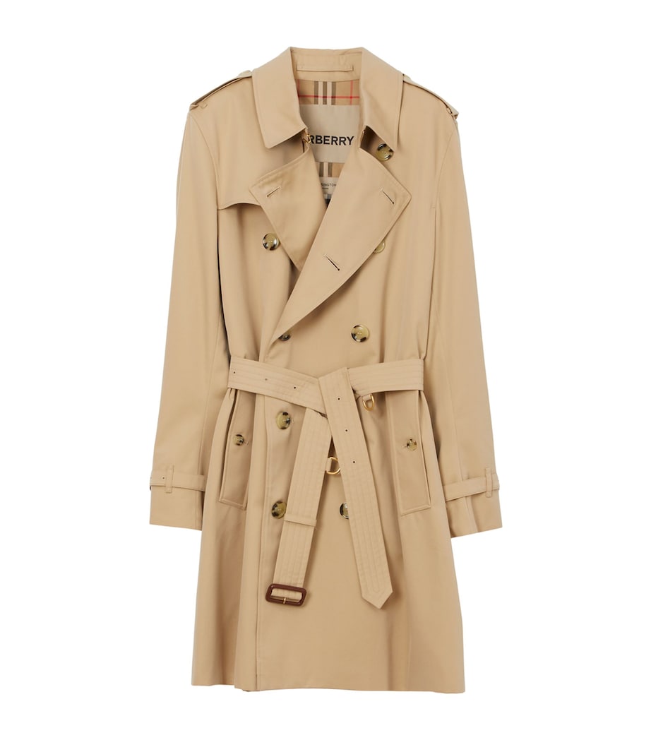 Mid-Length Kensington Heritage Trench Coat HONEY Image 1