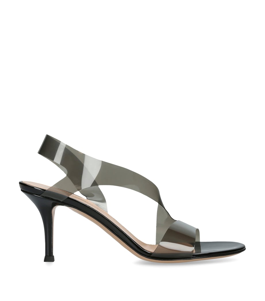 Leather Metropolis Sandals 70 BLACK Image 1