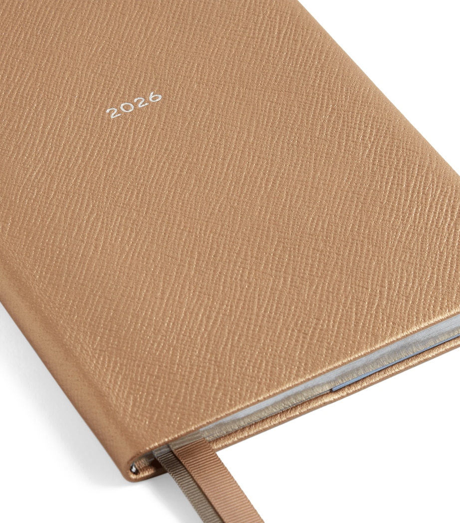 Leather Soho A5 2026 Diary BRONZE Image 5
