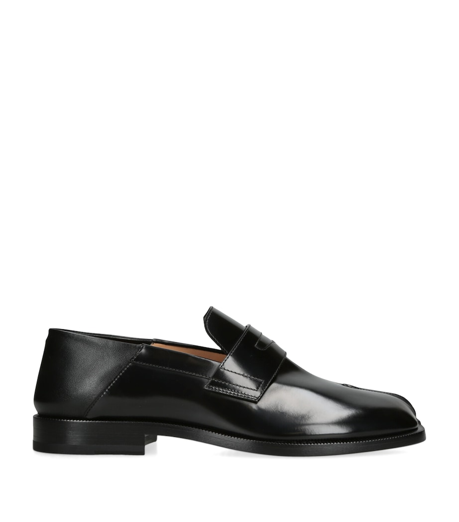 Leather Tabi Loafers BLACK Image 1